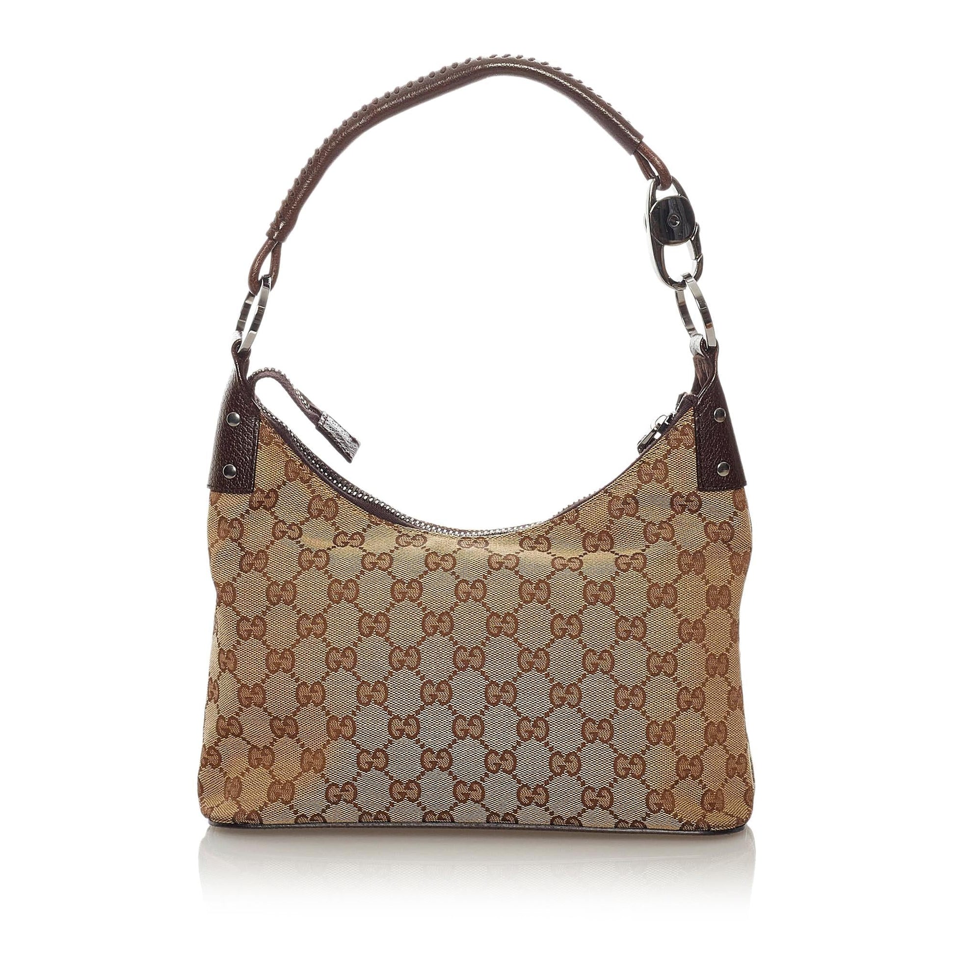 Gucci Canvas Shoulder Bag