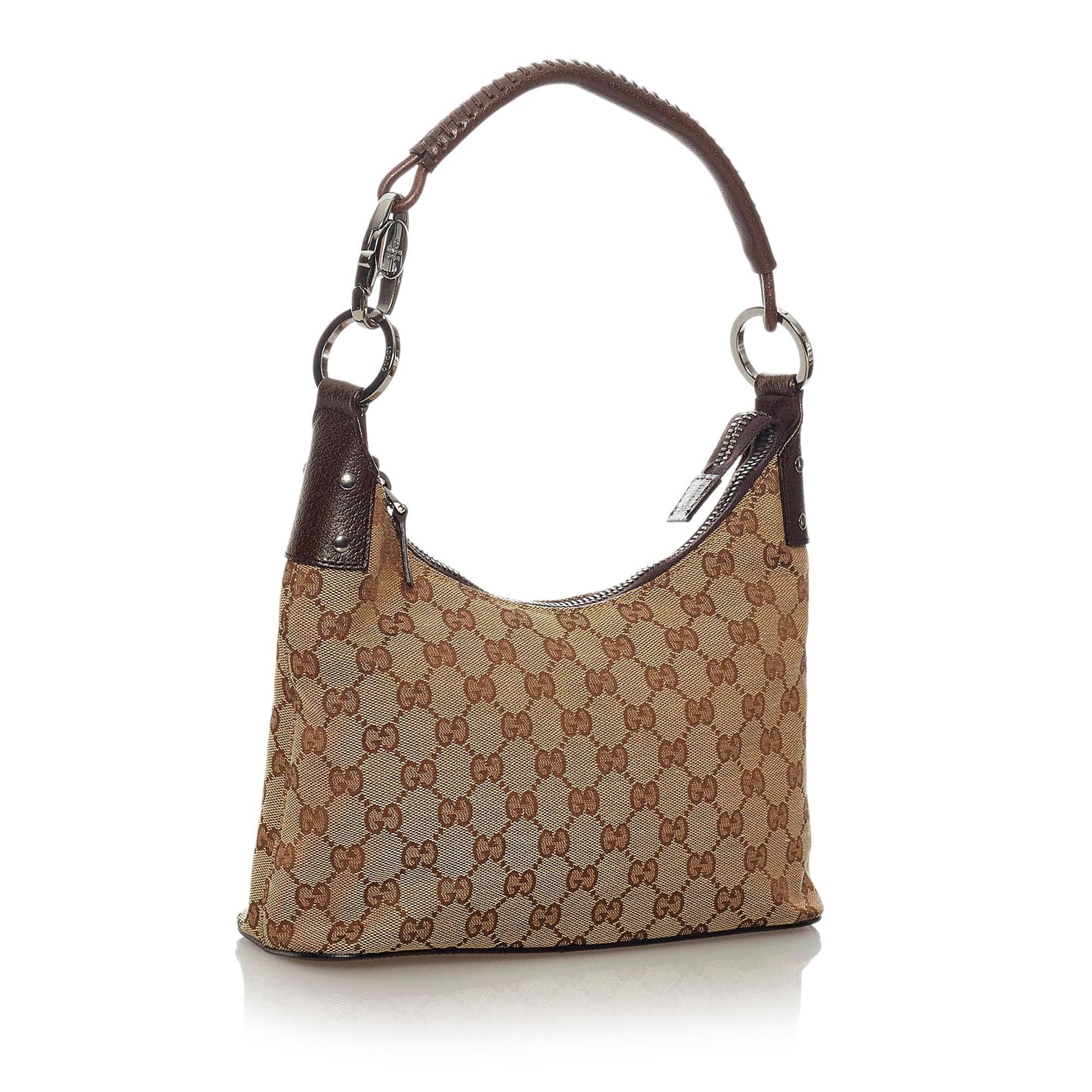 Gucci Canvas Shoulder Bag