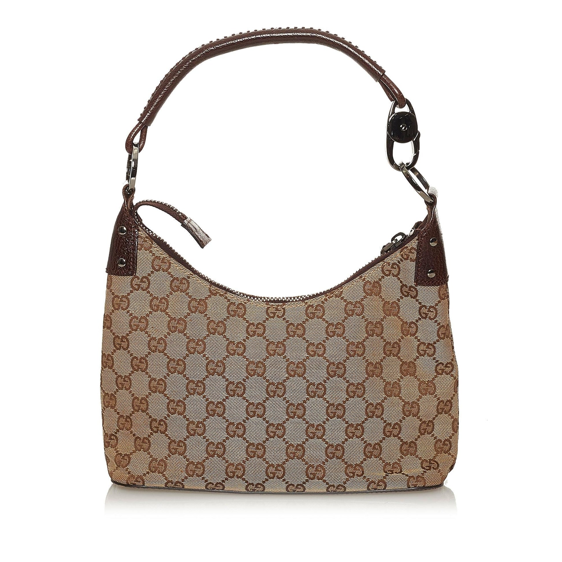 Gucci Canvas Shoulder Bag