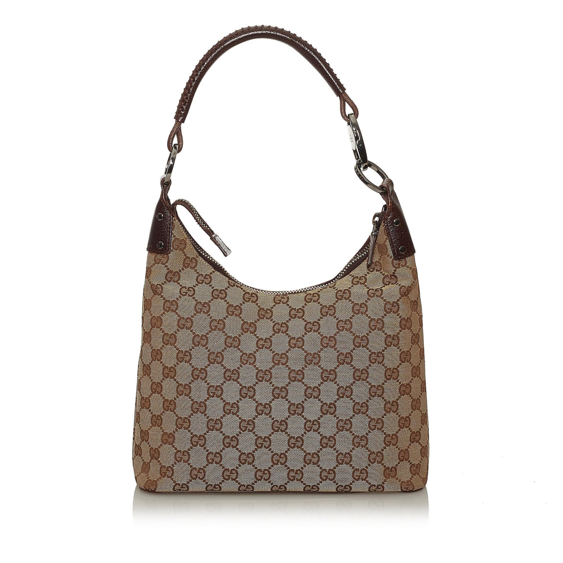 Gucci Canvas Shoulder Bag