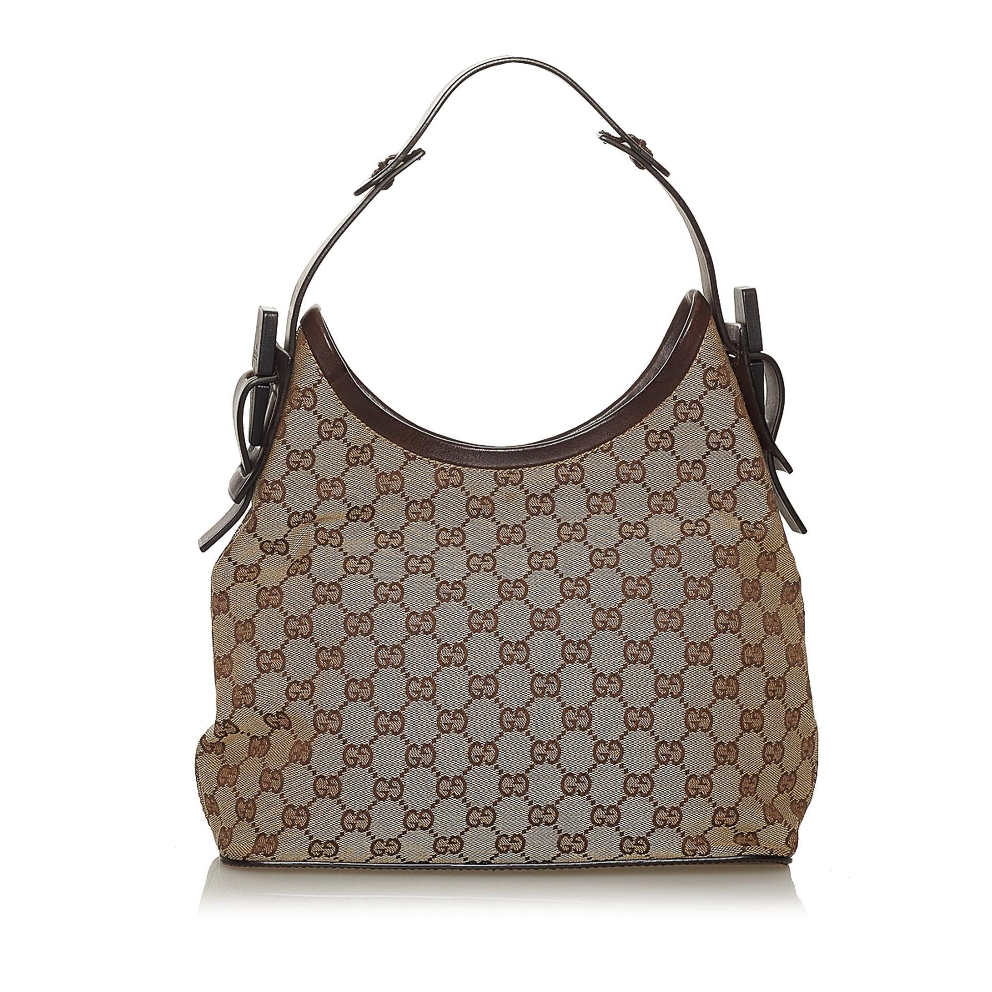 Gucci Canvas Shoulder Bag