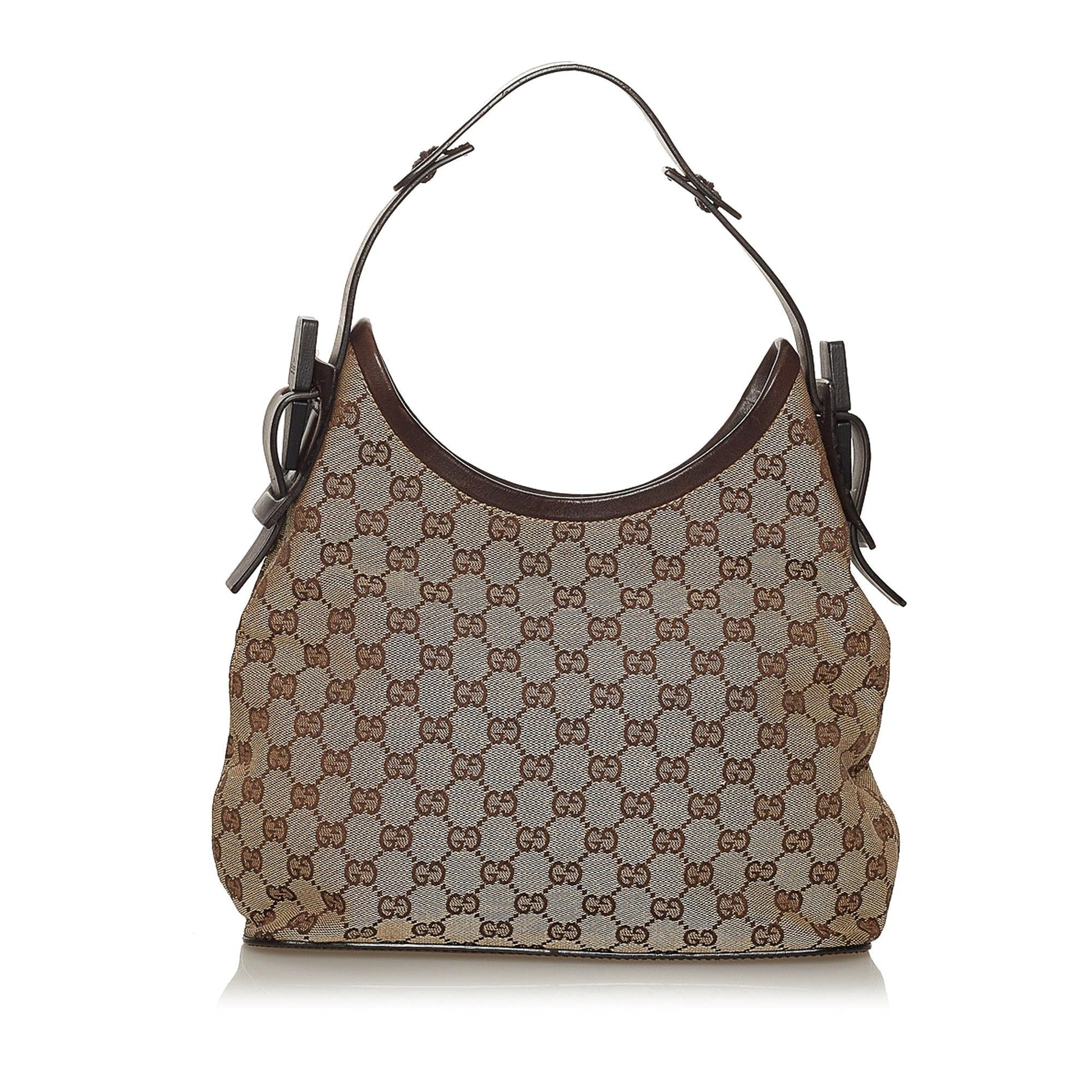 Gucci Canvas Shoulder Bag