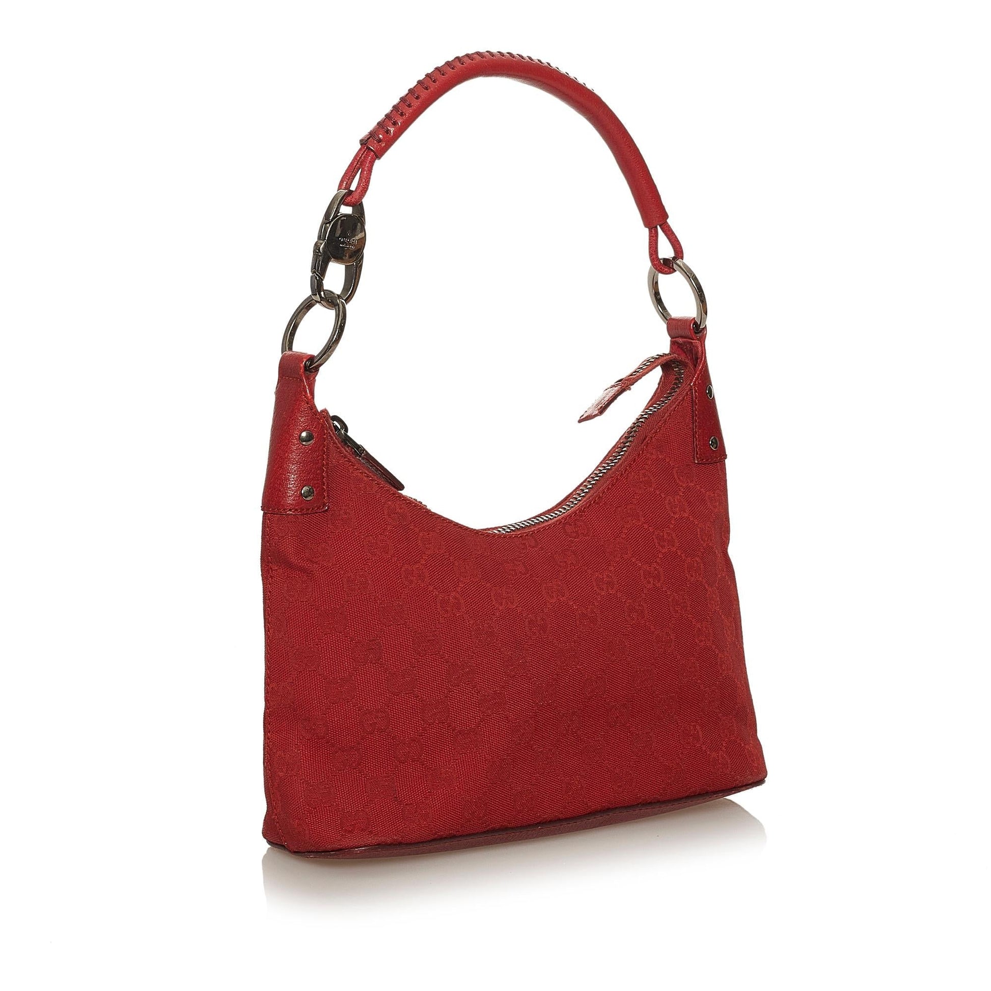 Gucci Canvas Shoulder Bag