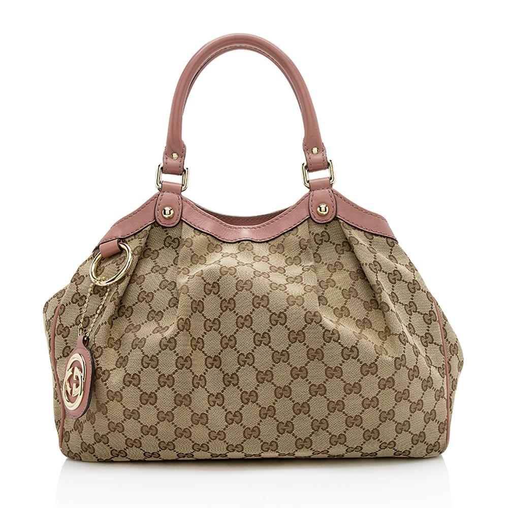 Gucci Monogram Canvas Tote