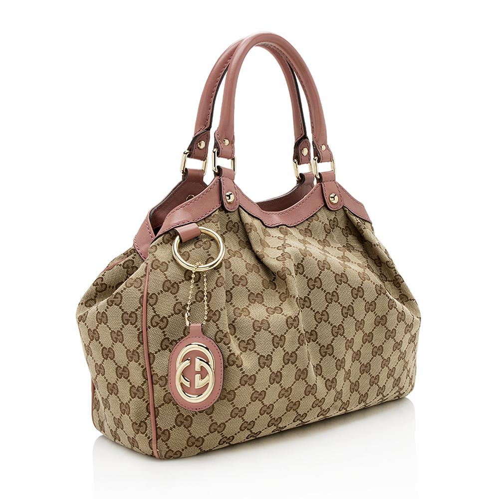 Gucci Monogram Canvas Tote
