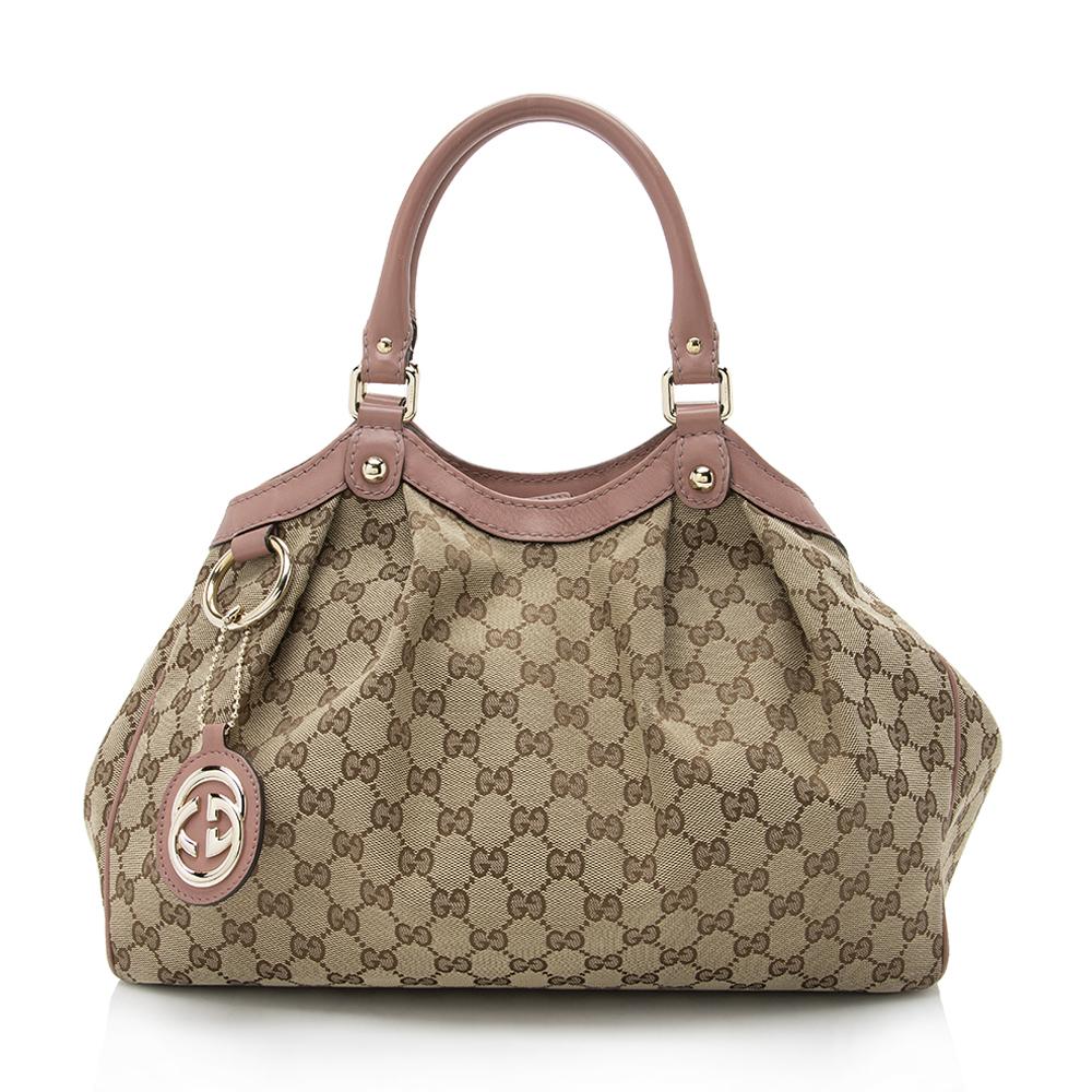 Gucci Monogram Canvas Tote