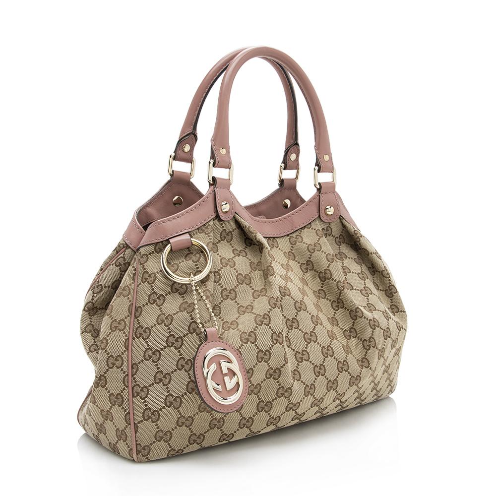 Gucci Monogram Canvas Tote