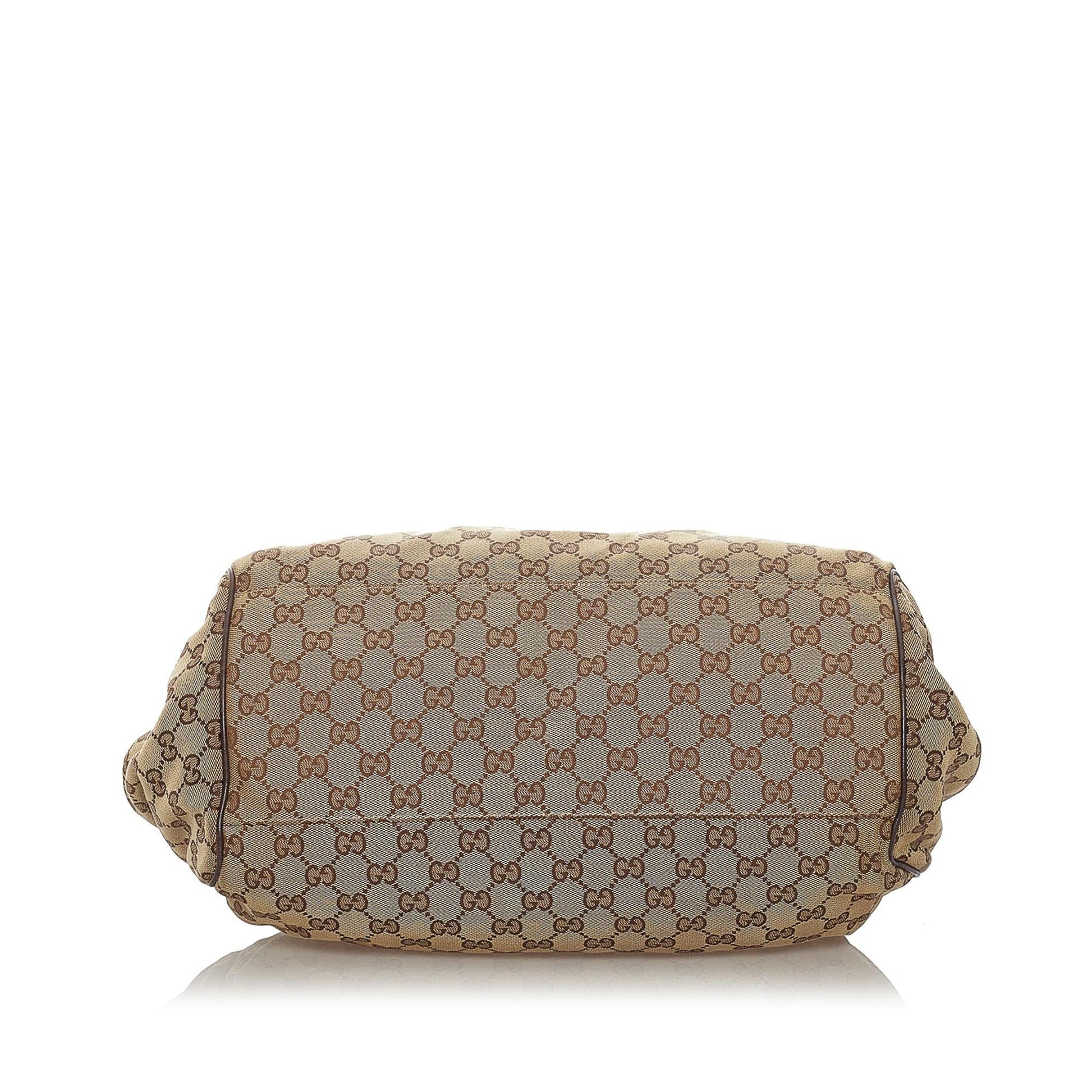 Gucci Sukey Canvas Satchel Style 1