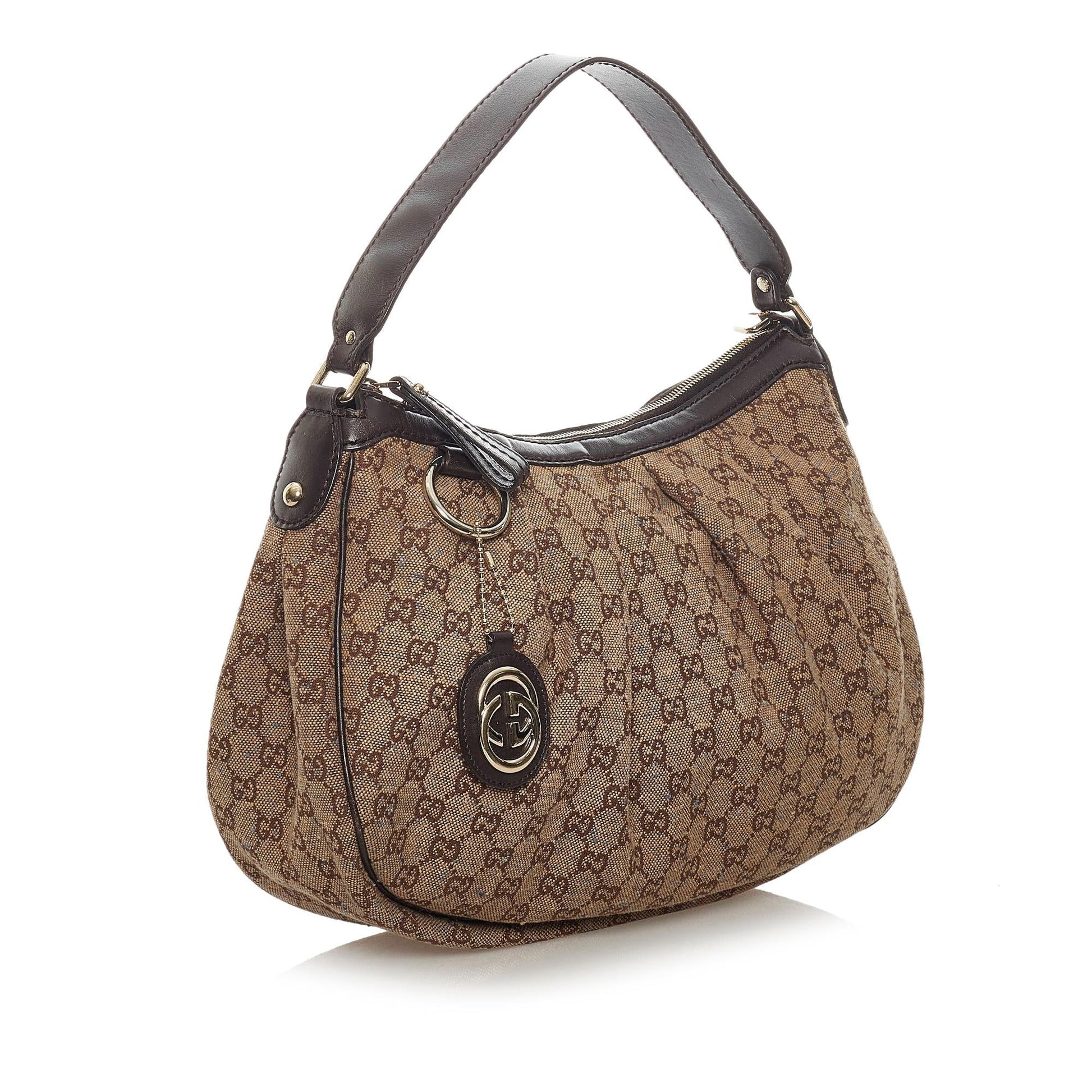 Gucci Canvas Shoulder Bag