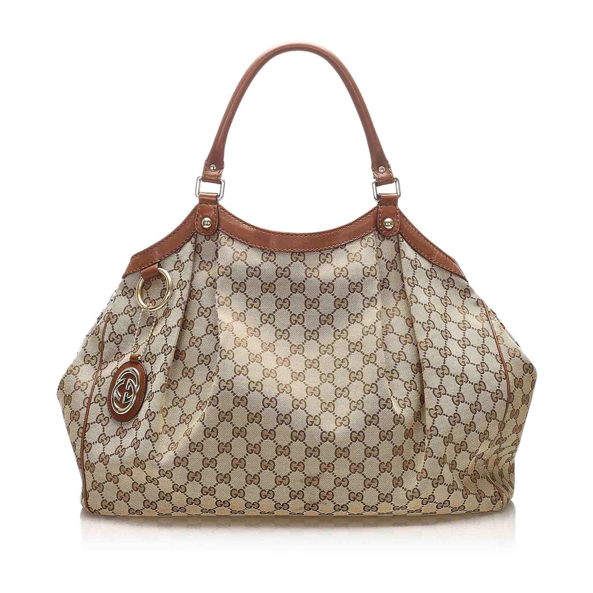 Gucci Monogram Canvas Tote
