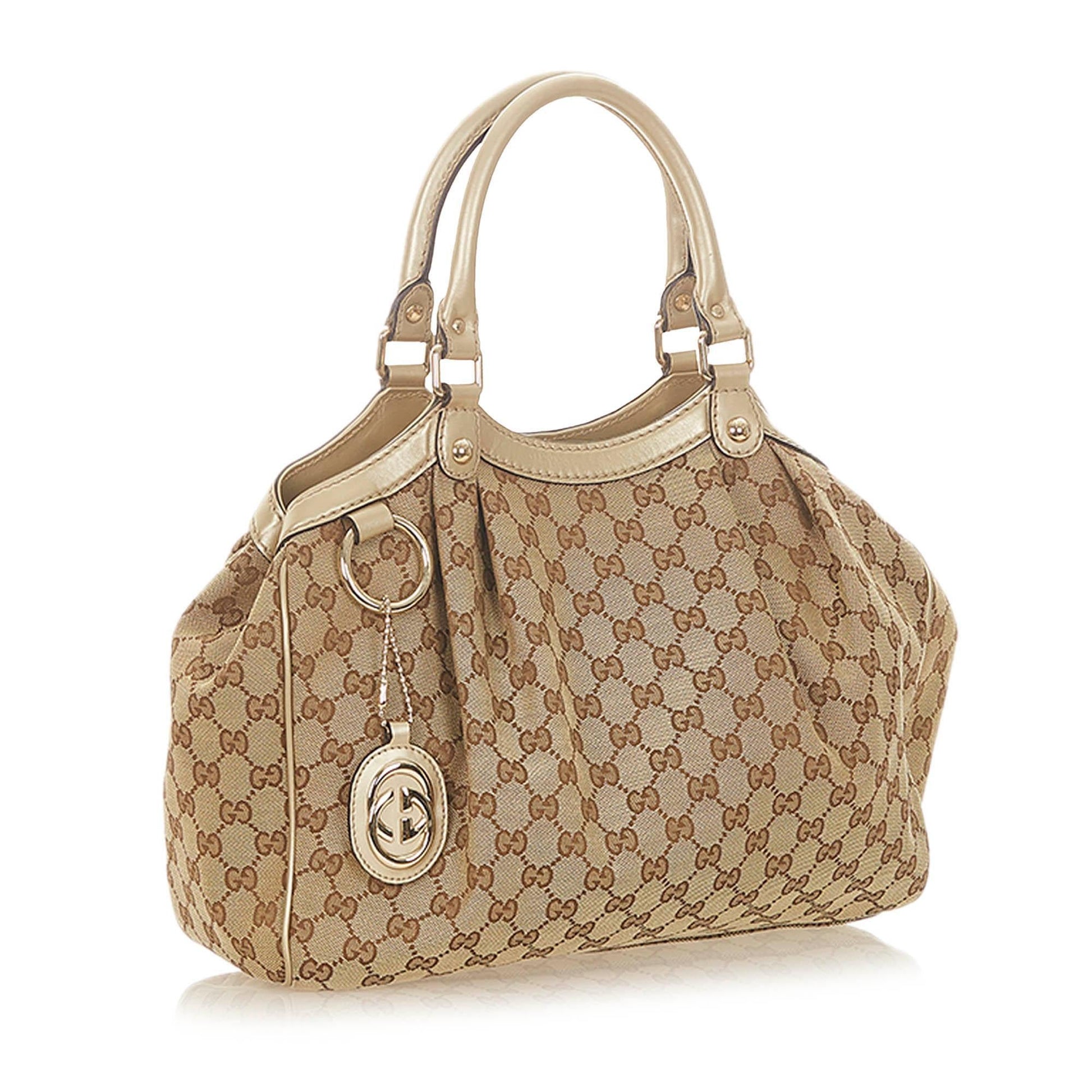 Gucci Monogram Canvas Tote
