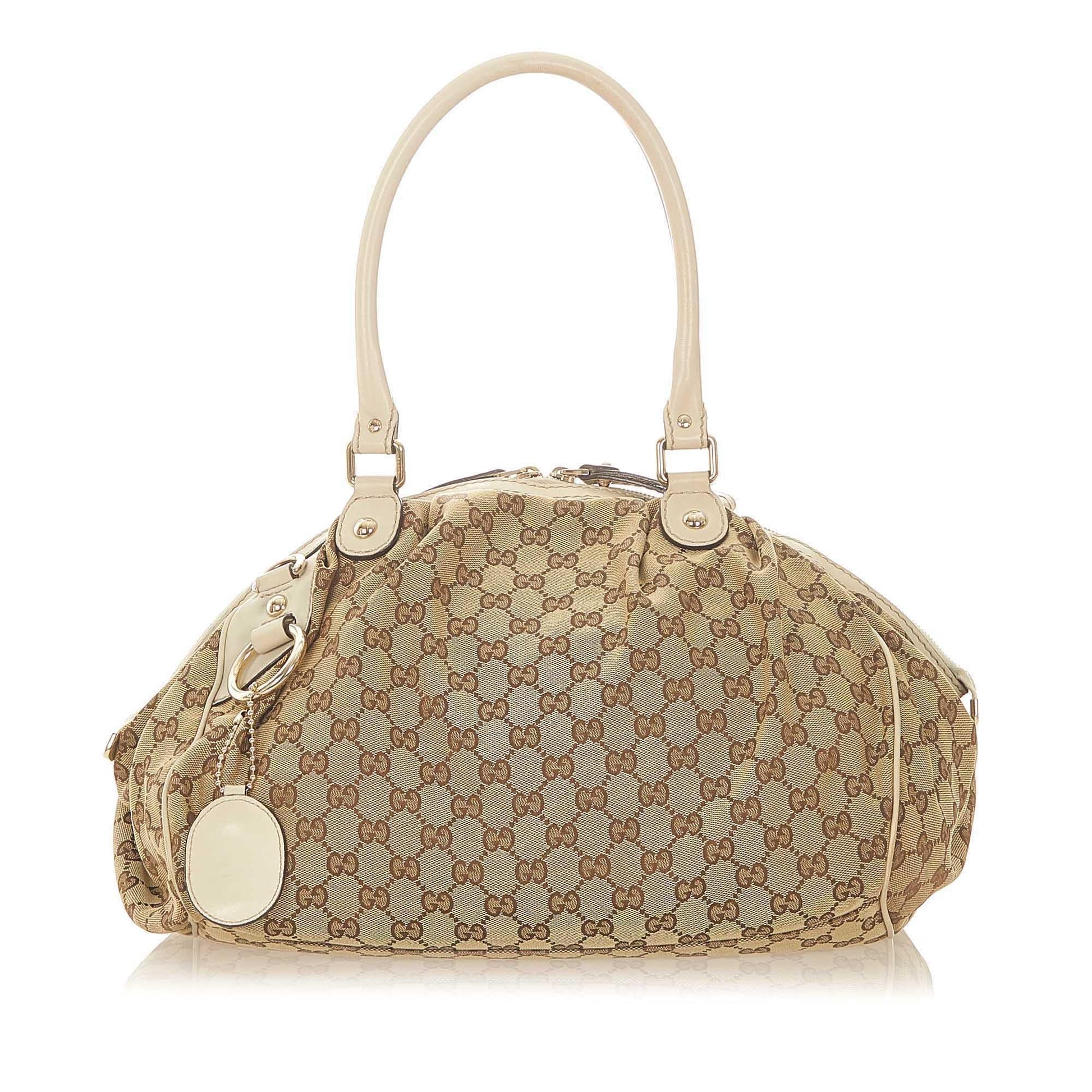 Gucci Monogram Canvas Tote