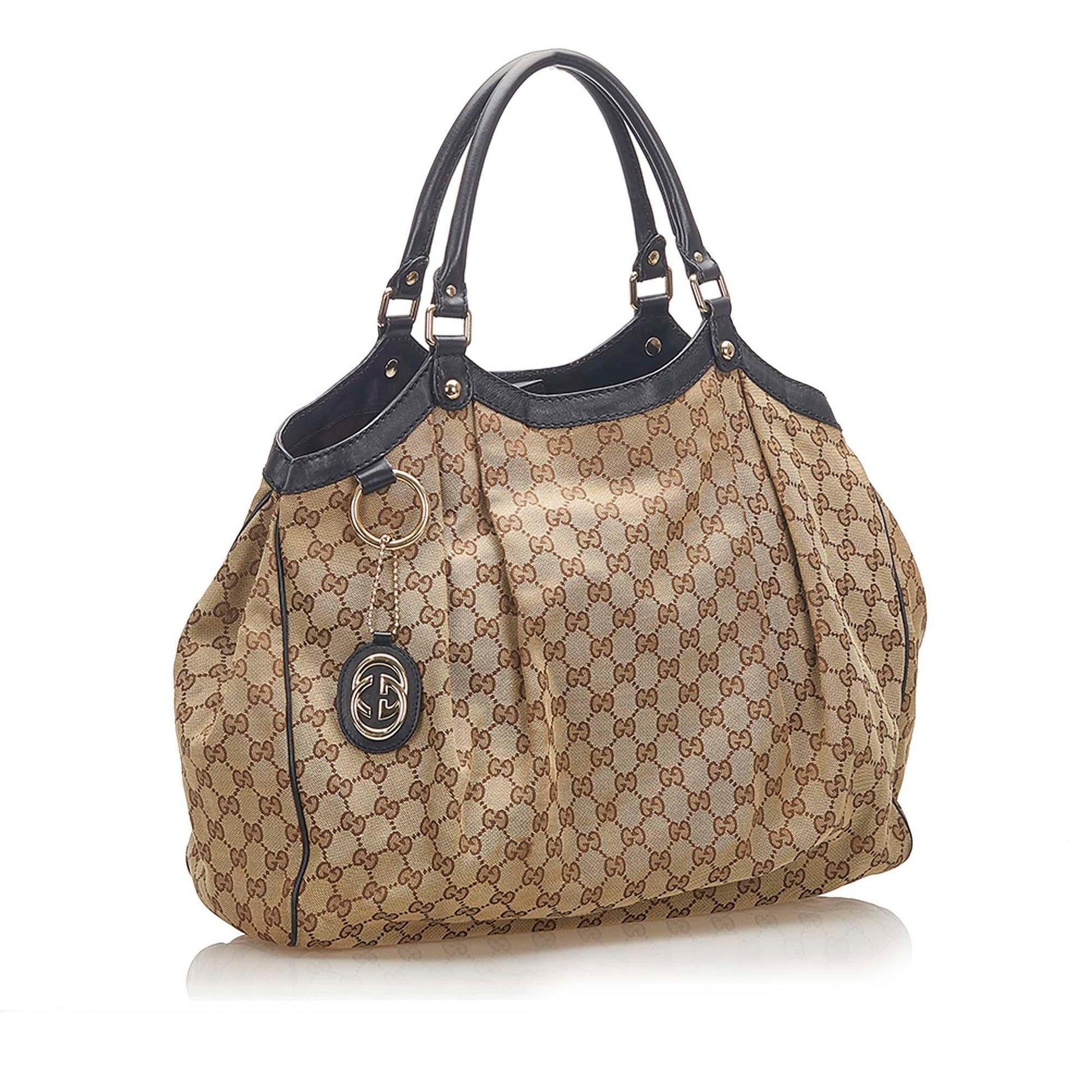 Gucci Monogram Canvas Tote