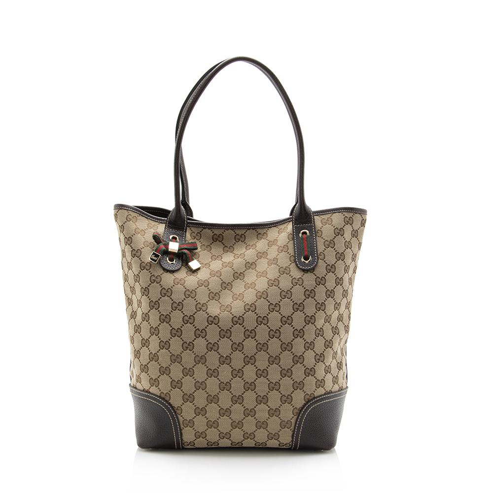 Gucci Monogram Canvas Tote