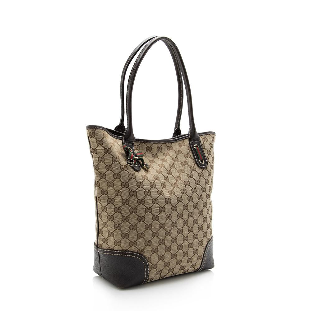 Gucci Monogram Canvas Tote