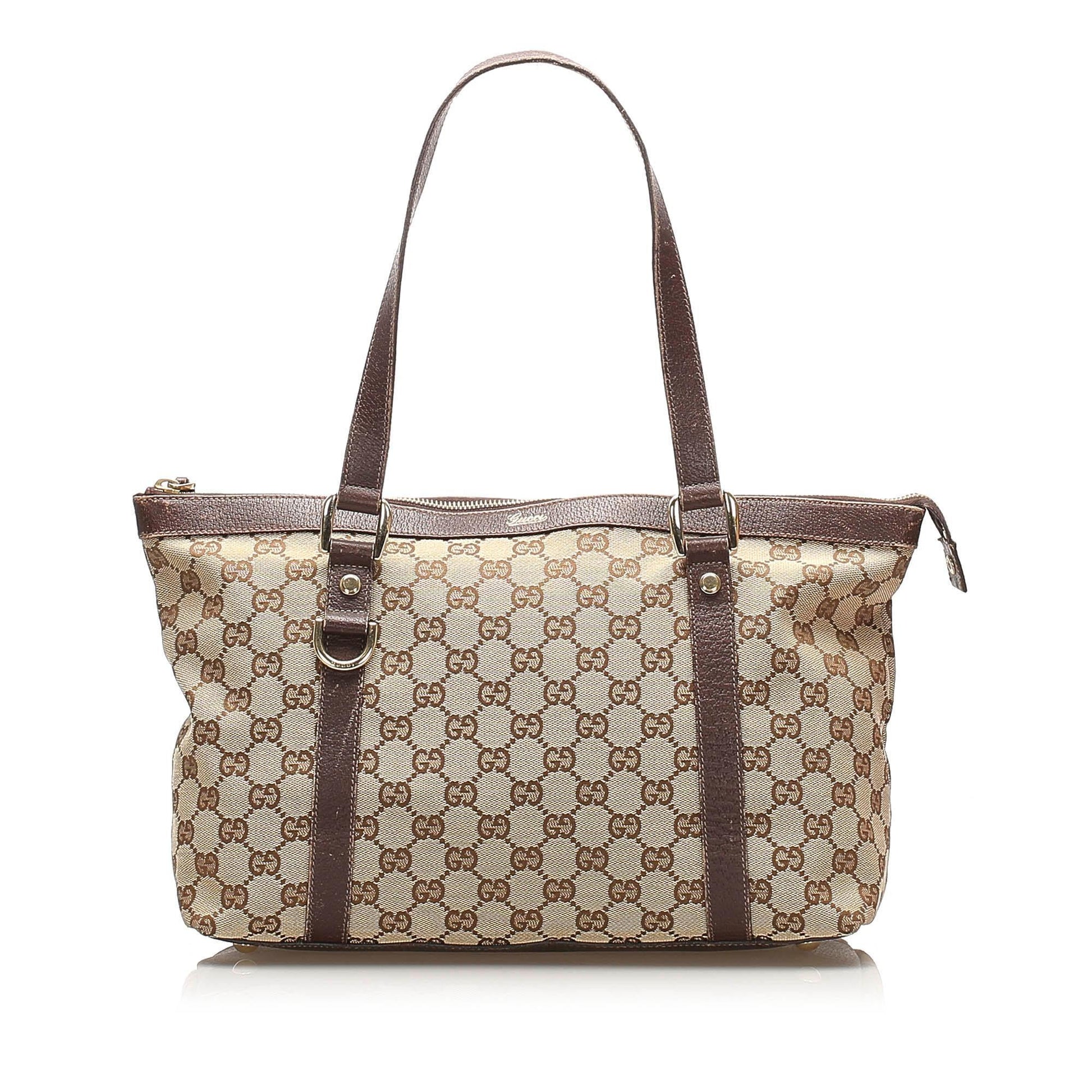 Gucci Monogram Canvas Tote