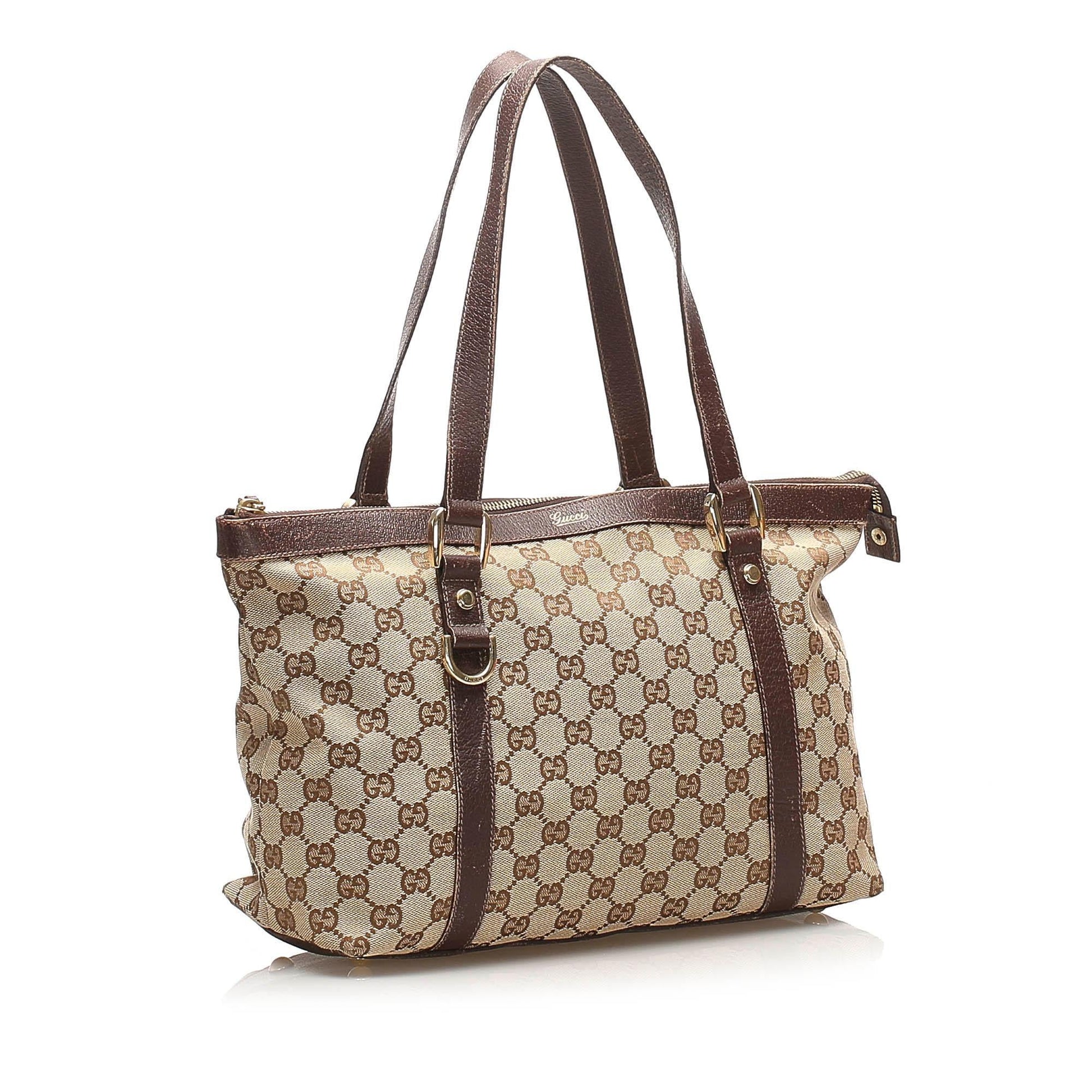 Gucci Monogram Canvas Tote