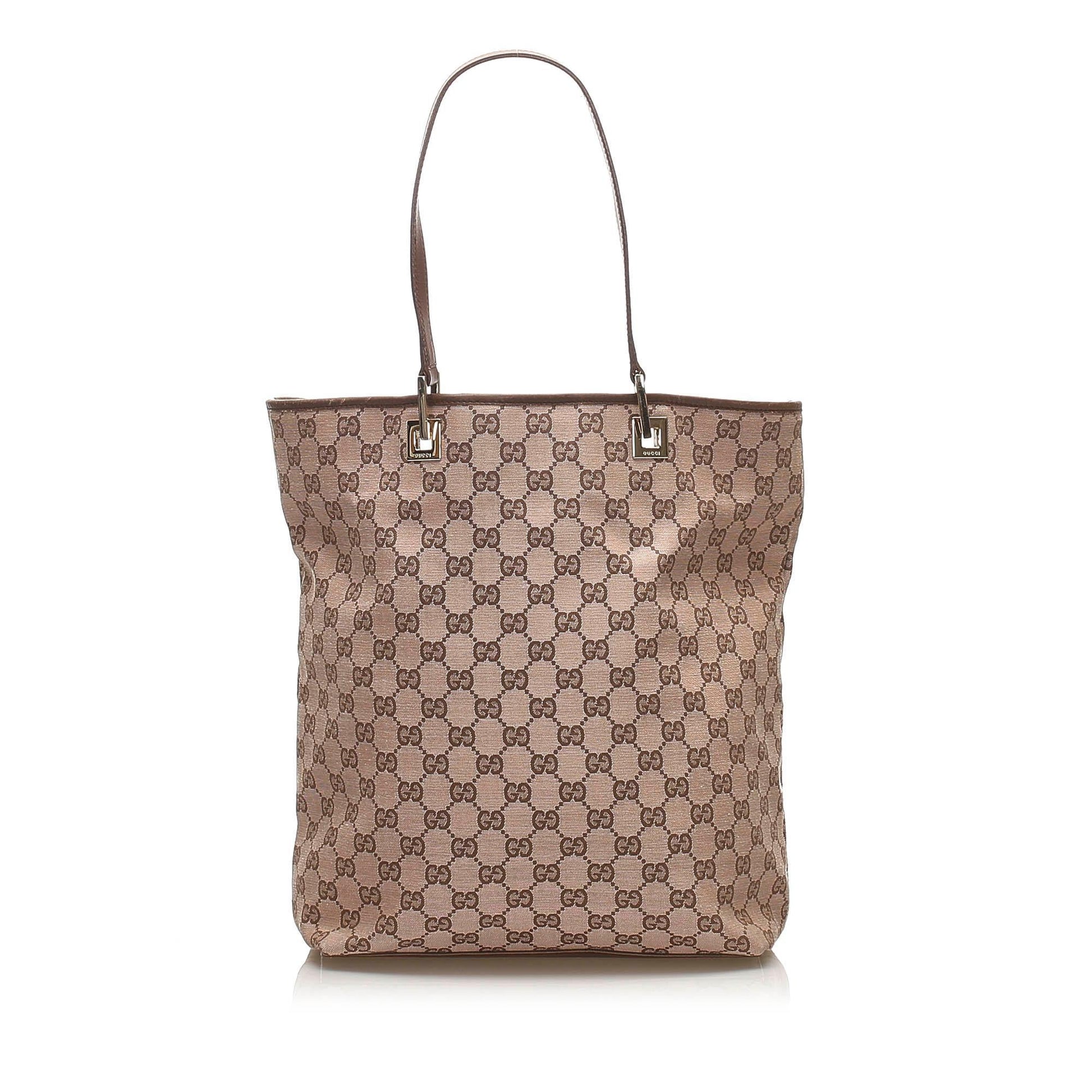 Gucci Monogram Canvas Tote