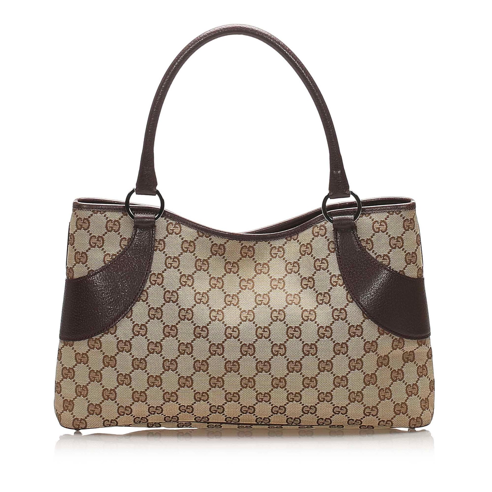 Gucci Monogram Canvas Tote