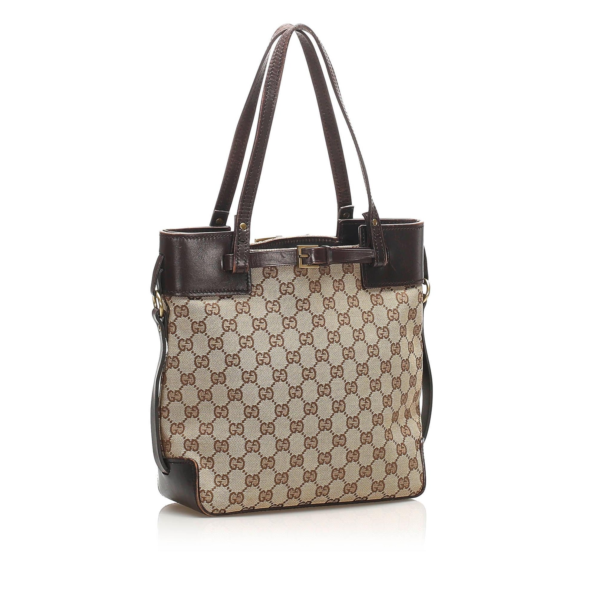 Gucci Monogram Canvas Tote