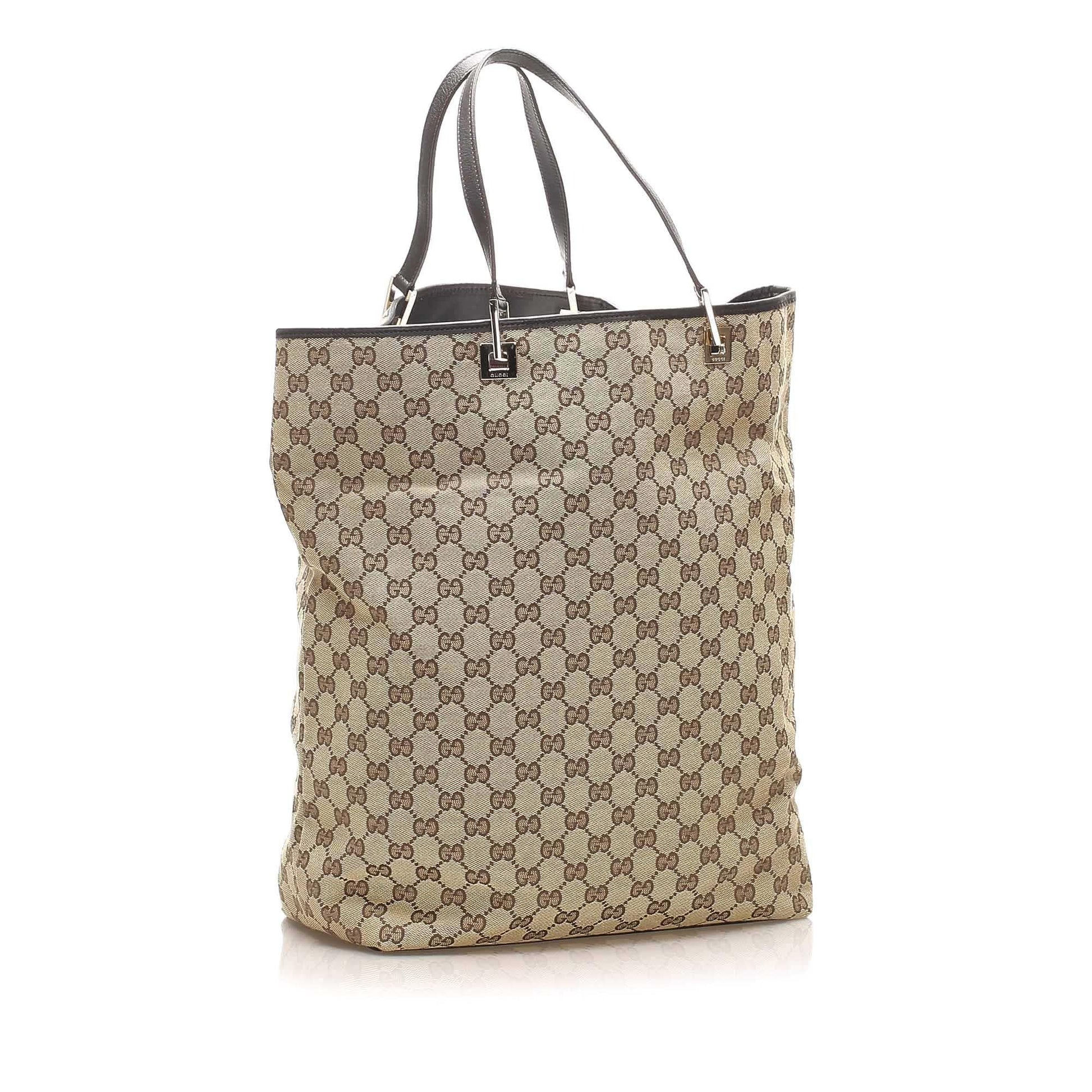 Gucci Monogram Canvas Tote