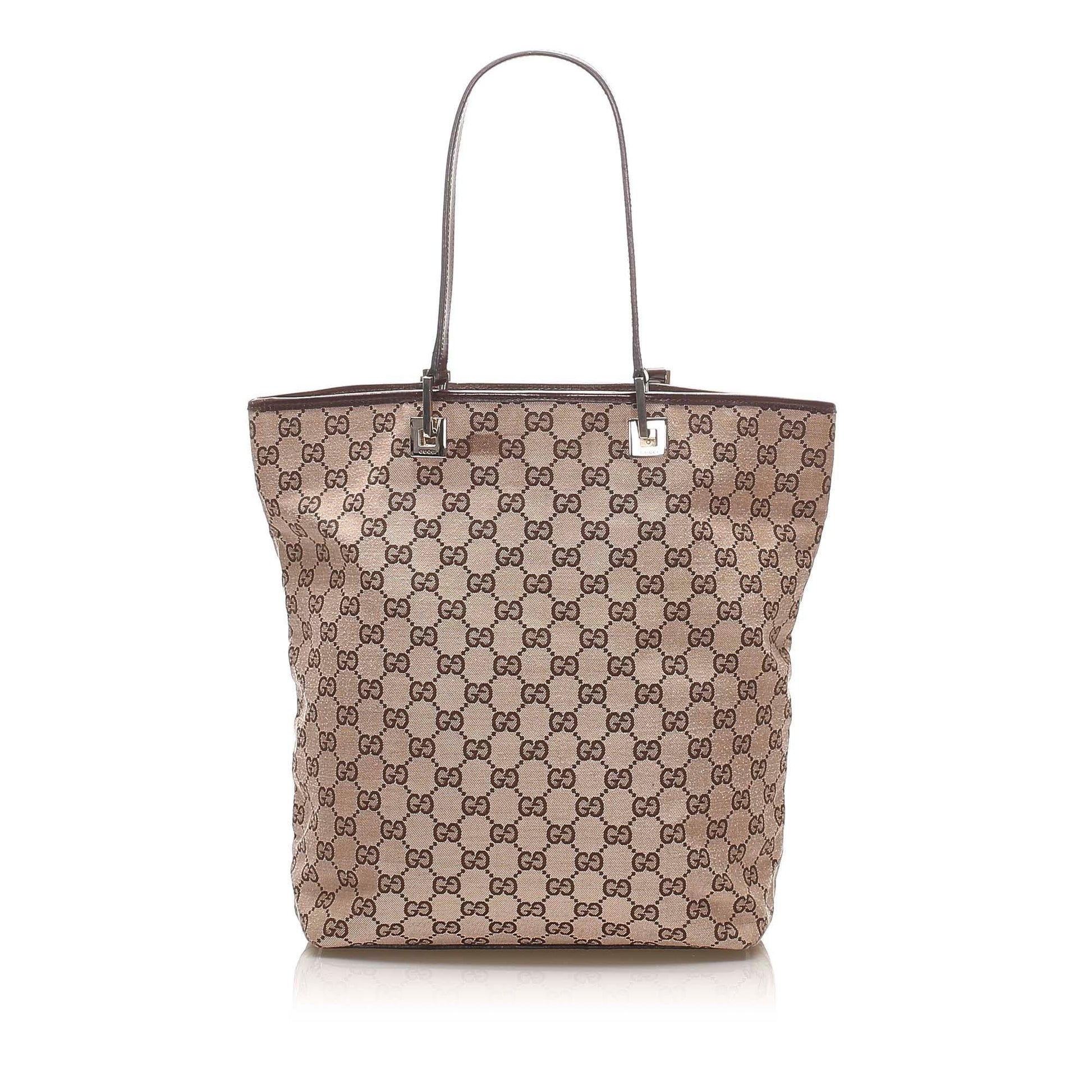 Gucci Monogram Canvas Tote