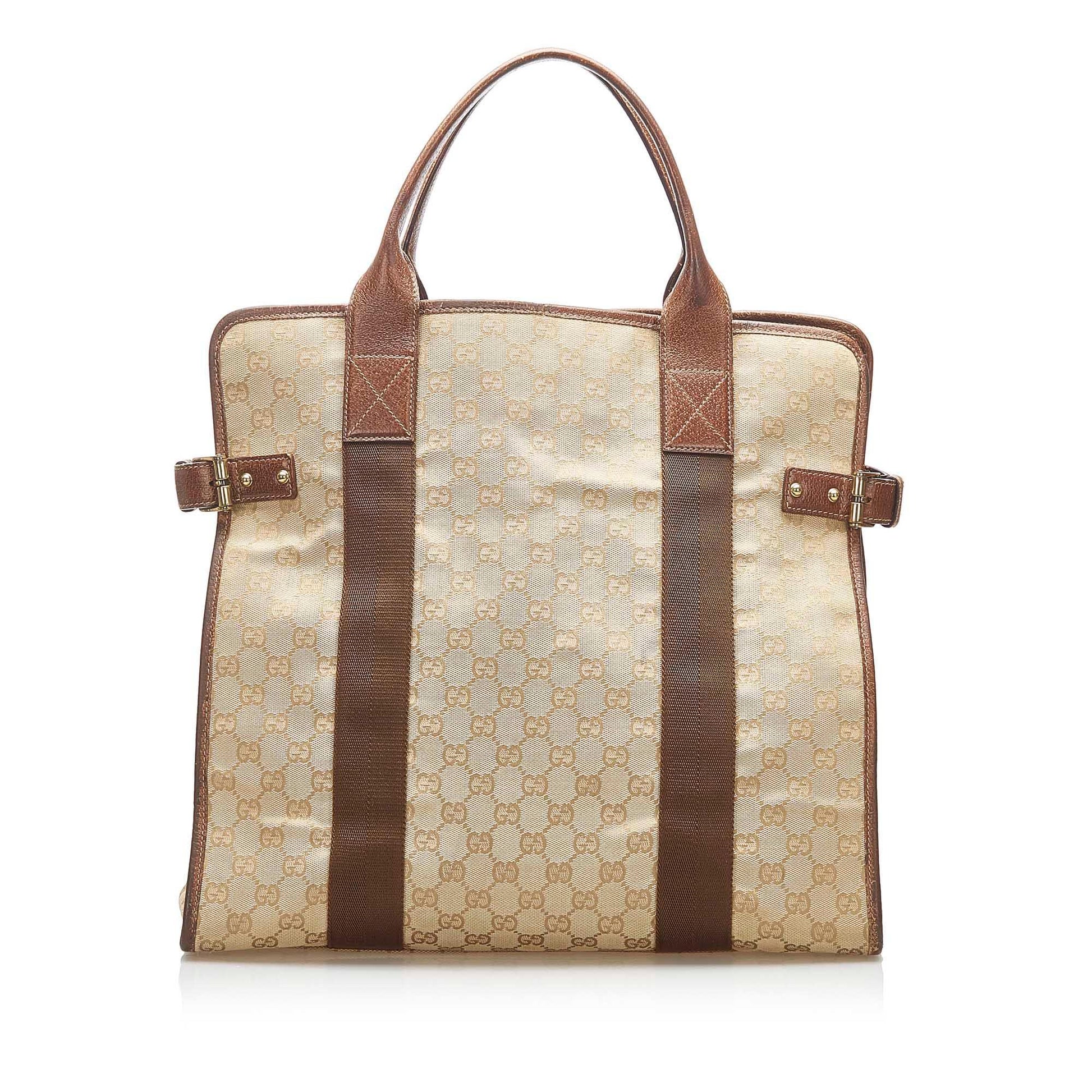 Gucci Monogram Canvas Tote