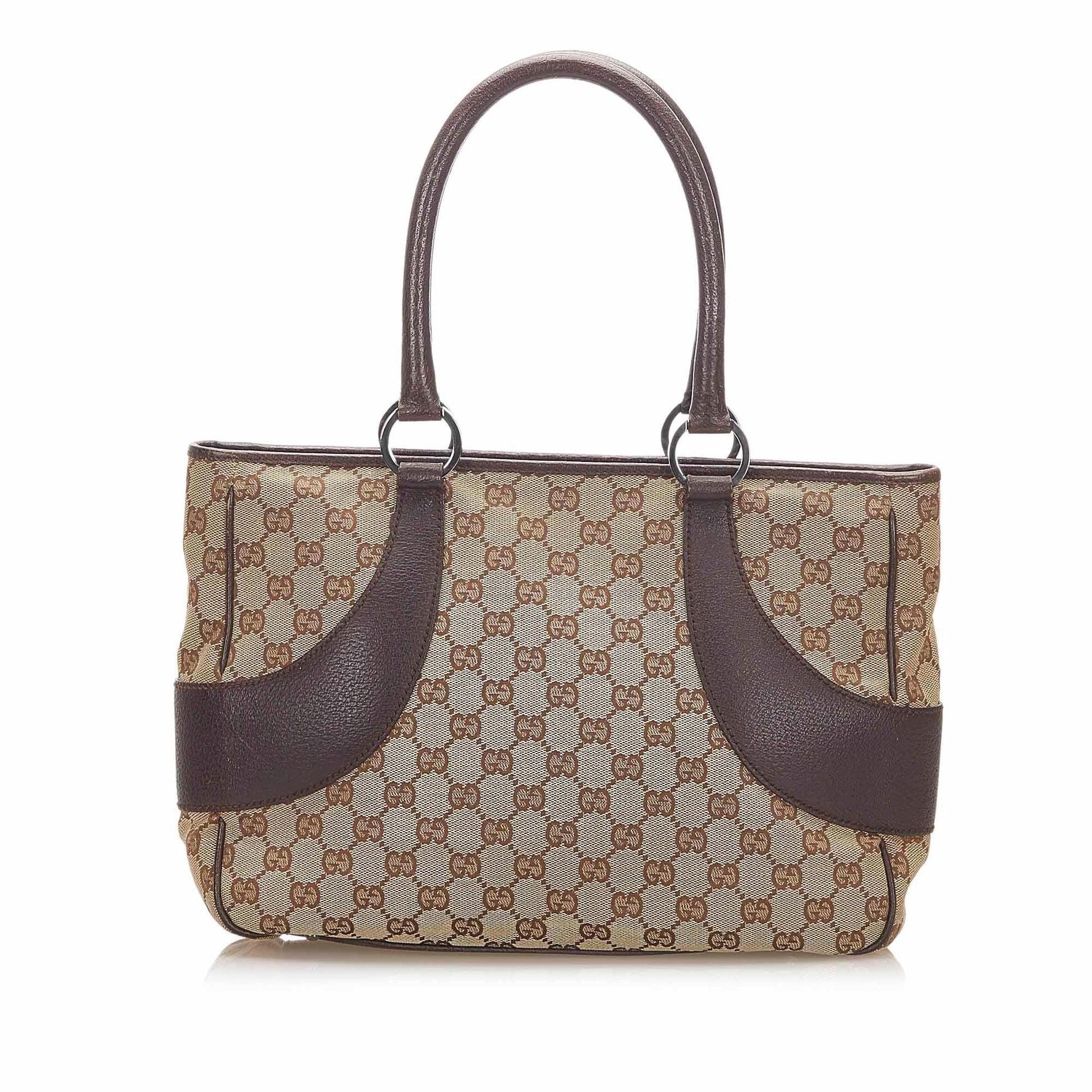 Gucci Monogram Canvas Tote