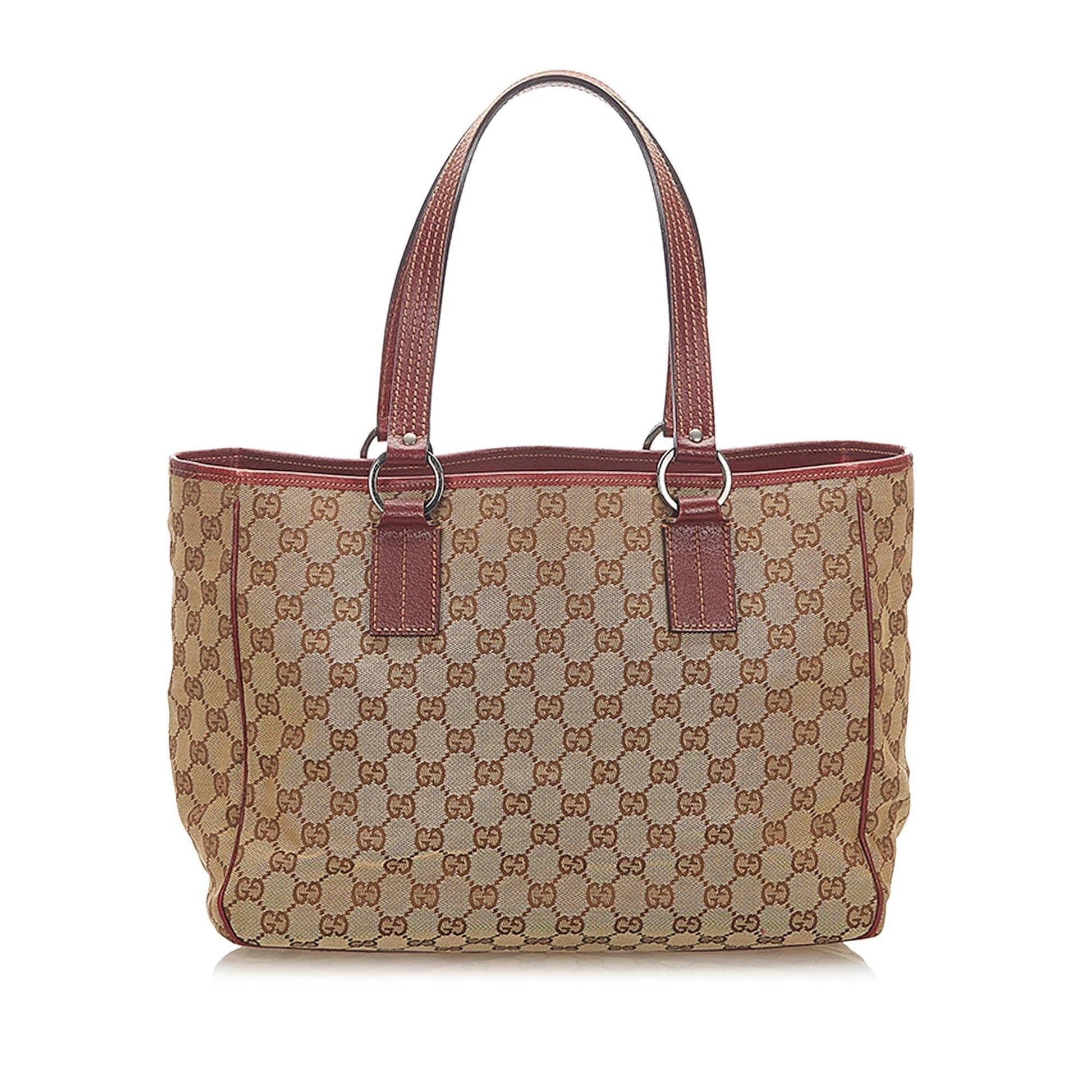 Gucci Monogram Canvas Tote
