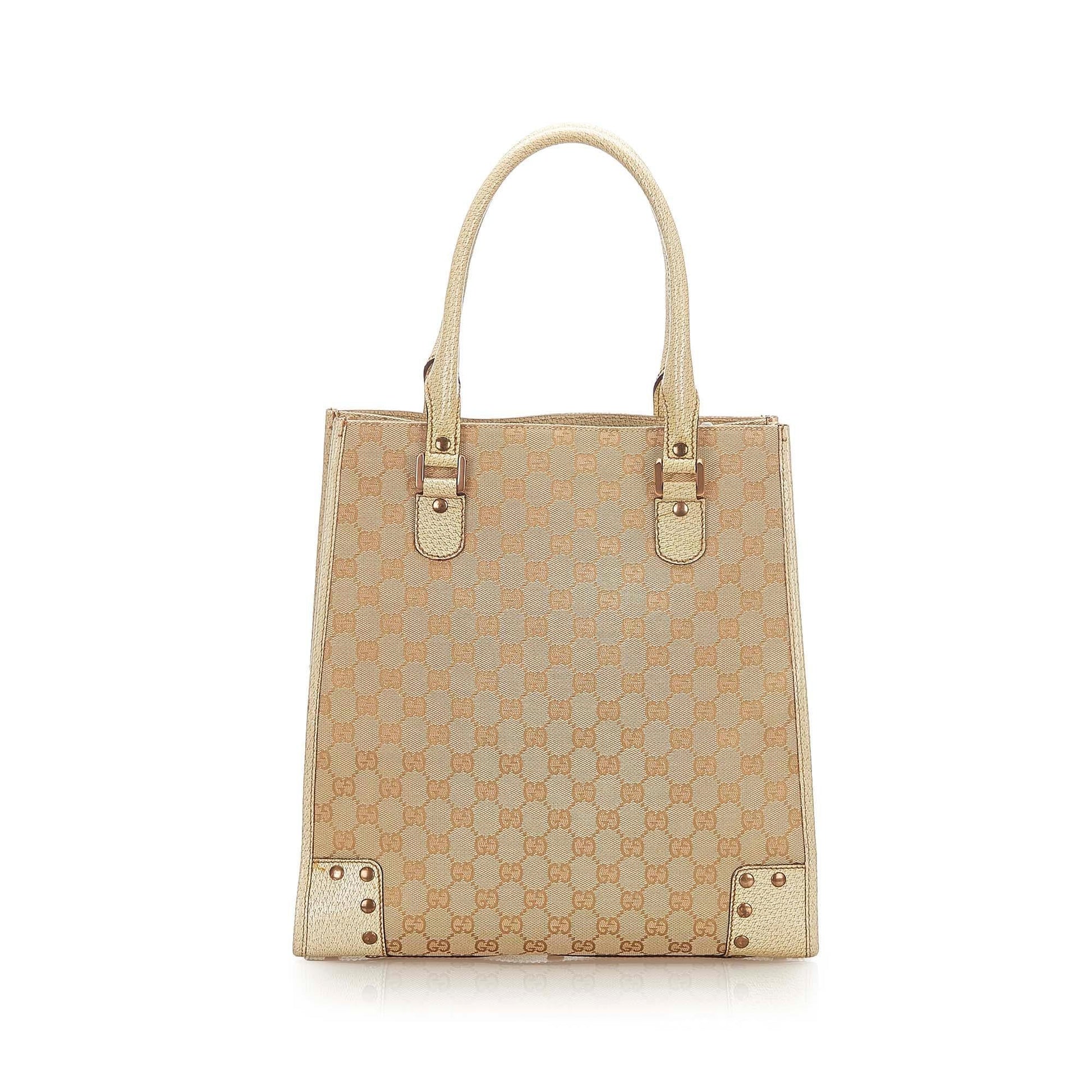 Gucci Monogram Canvas Tote