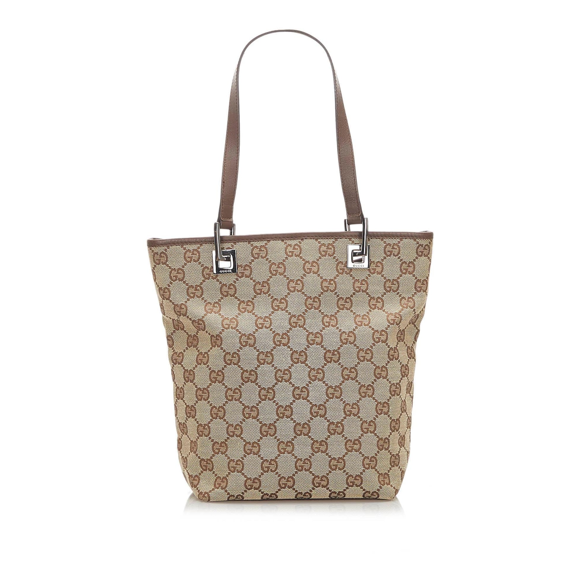 Gucci Monogram Canvas Tote