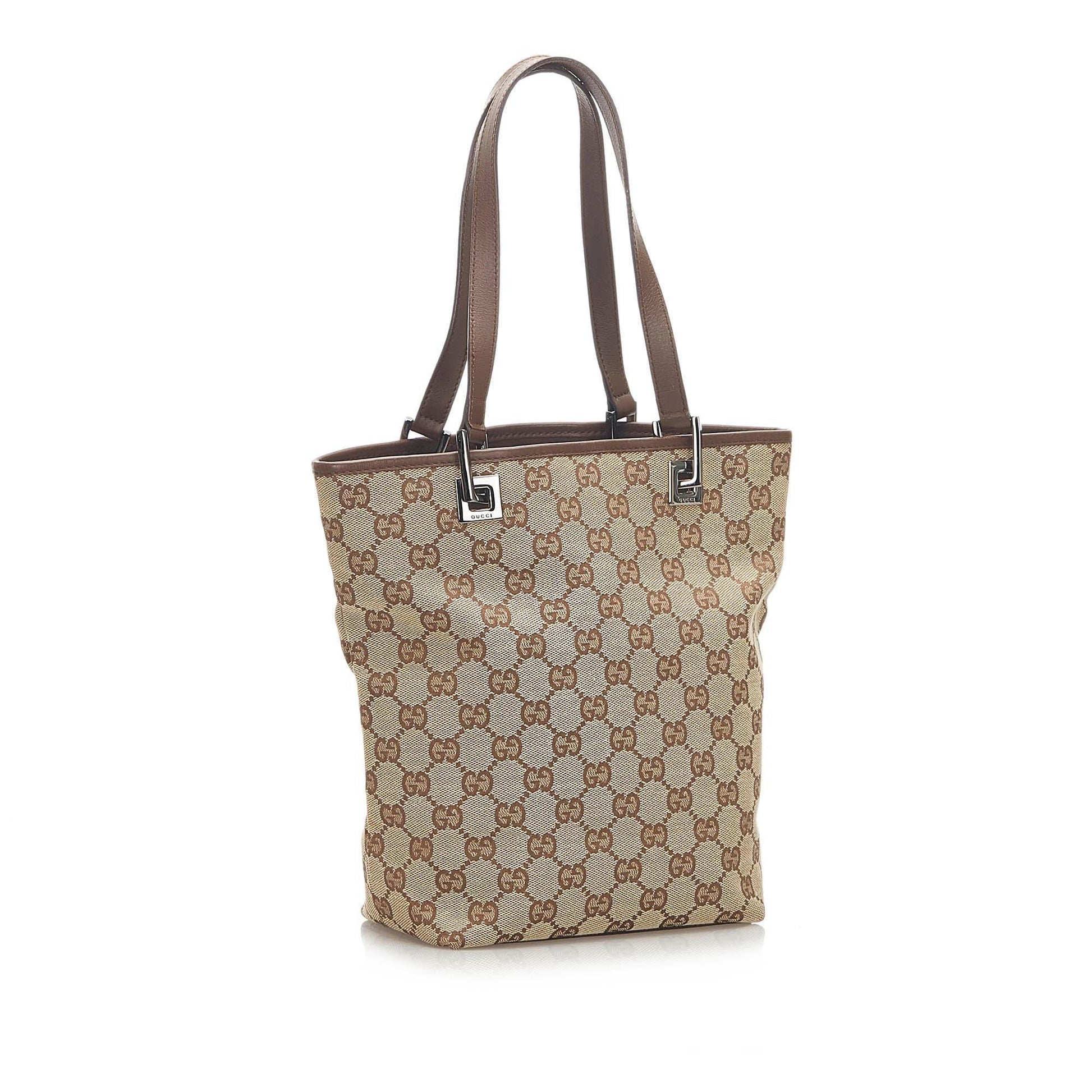Gucci Monogram Canvas Tote