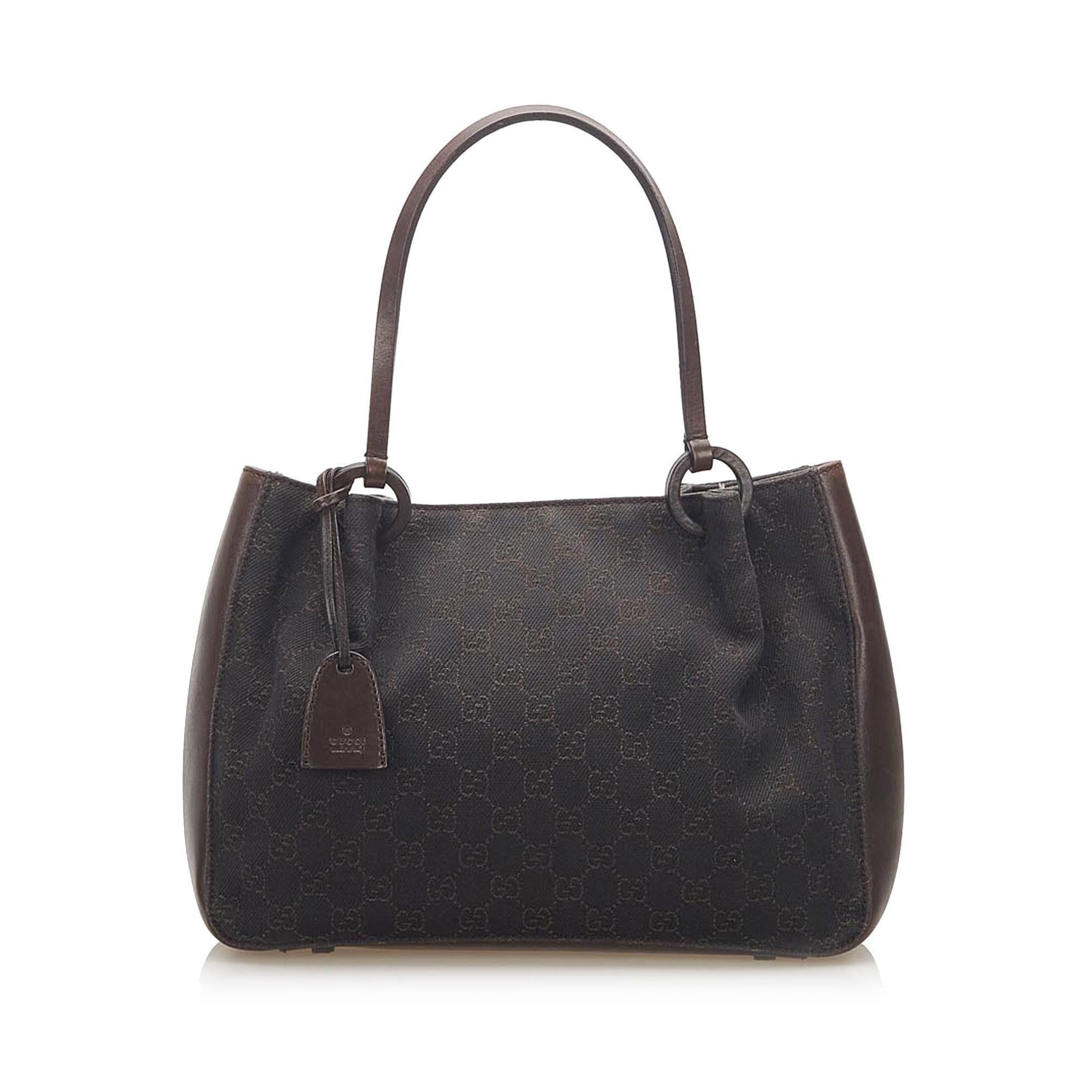 Gucci Monogram Canvas Tote