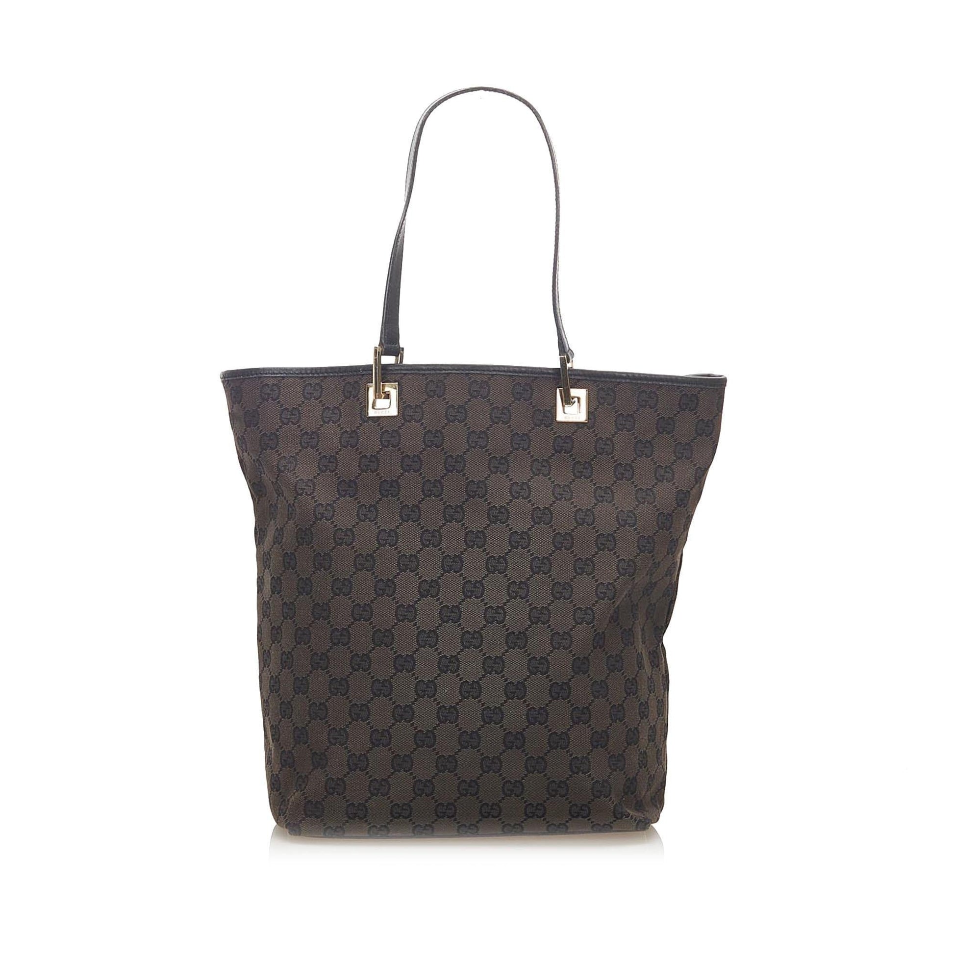 Gucci Monogram Canvas Tote