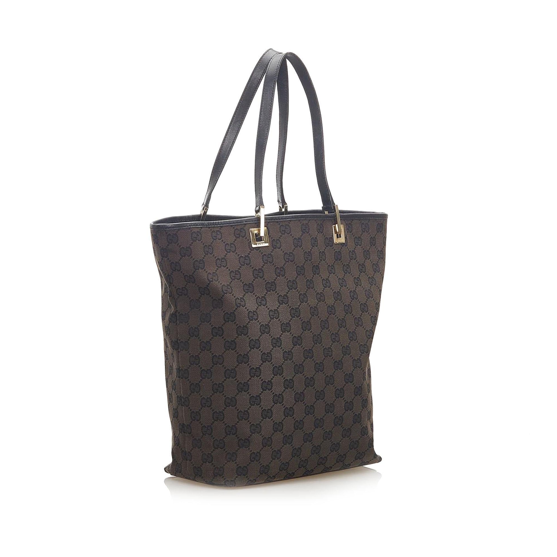Gucci Monogram Canvas Tote