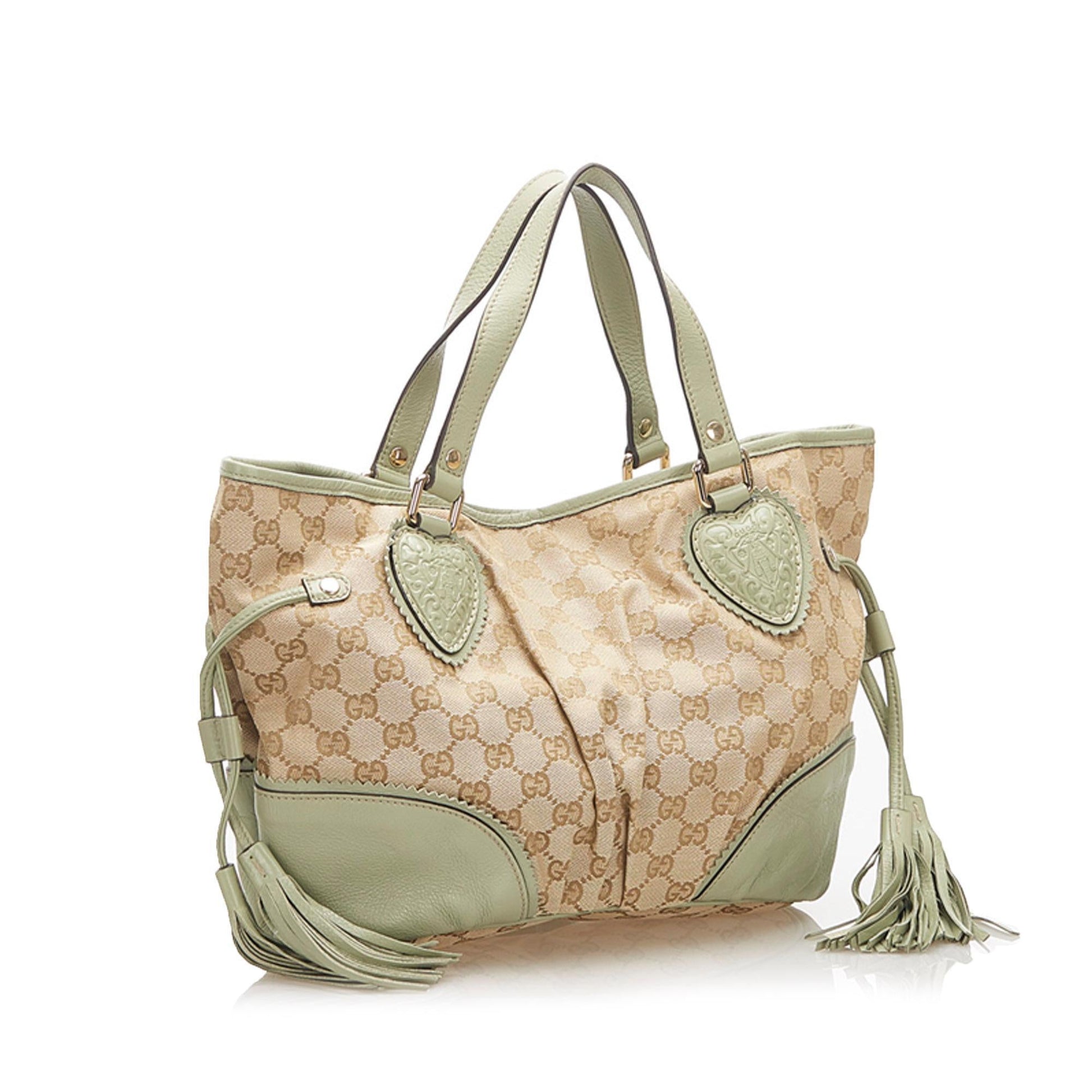 Gucci Monogram Canvas Tote
