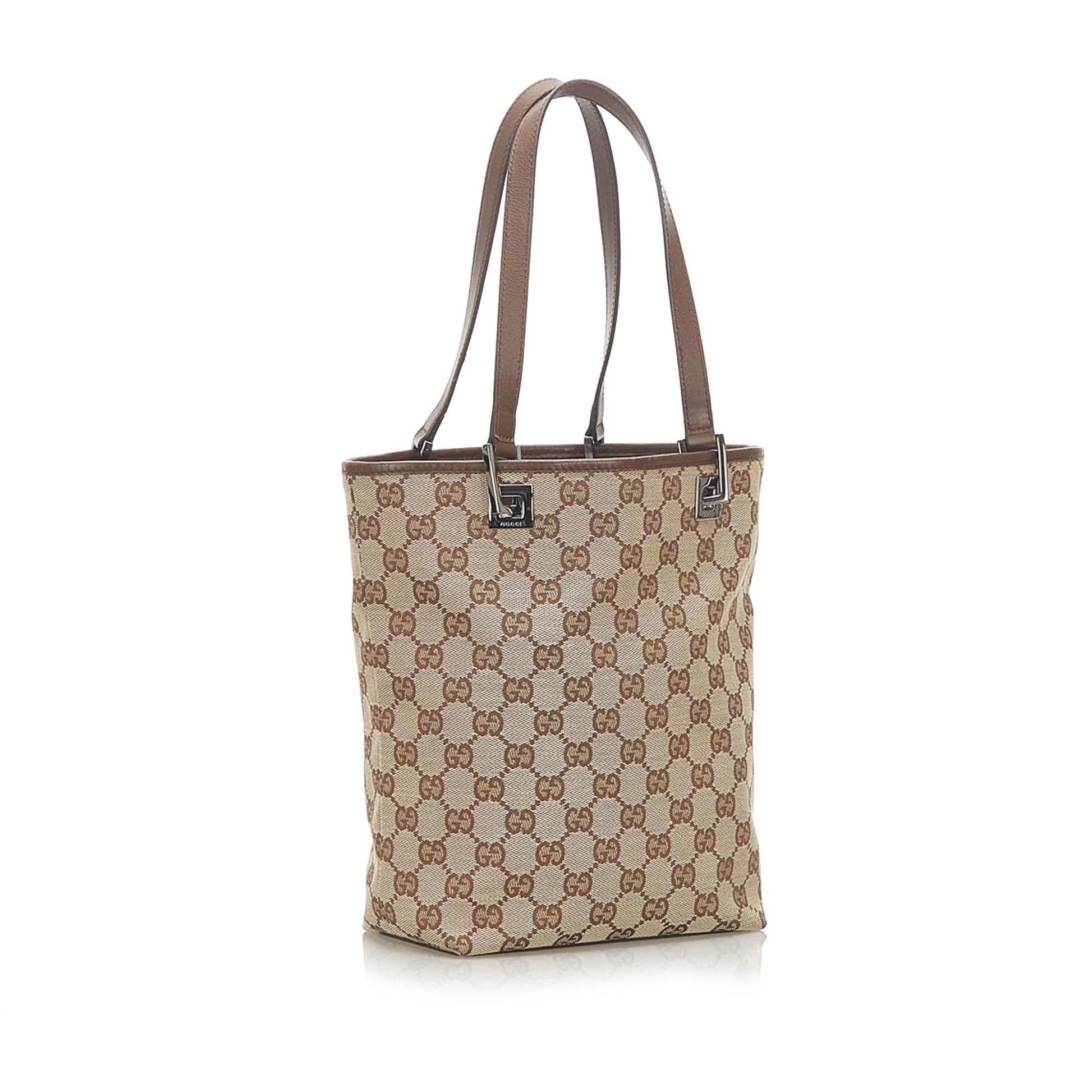 Gucci Monogram Canvas Tote