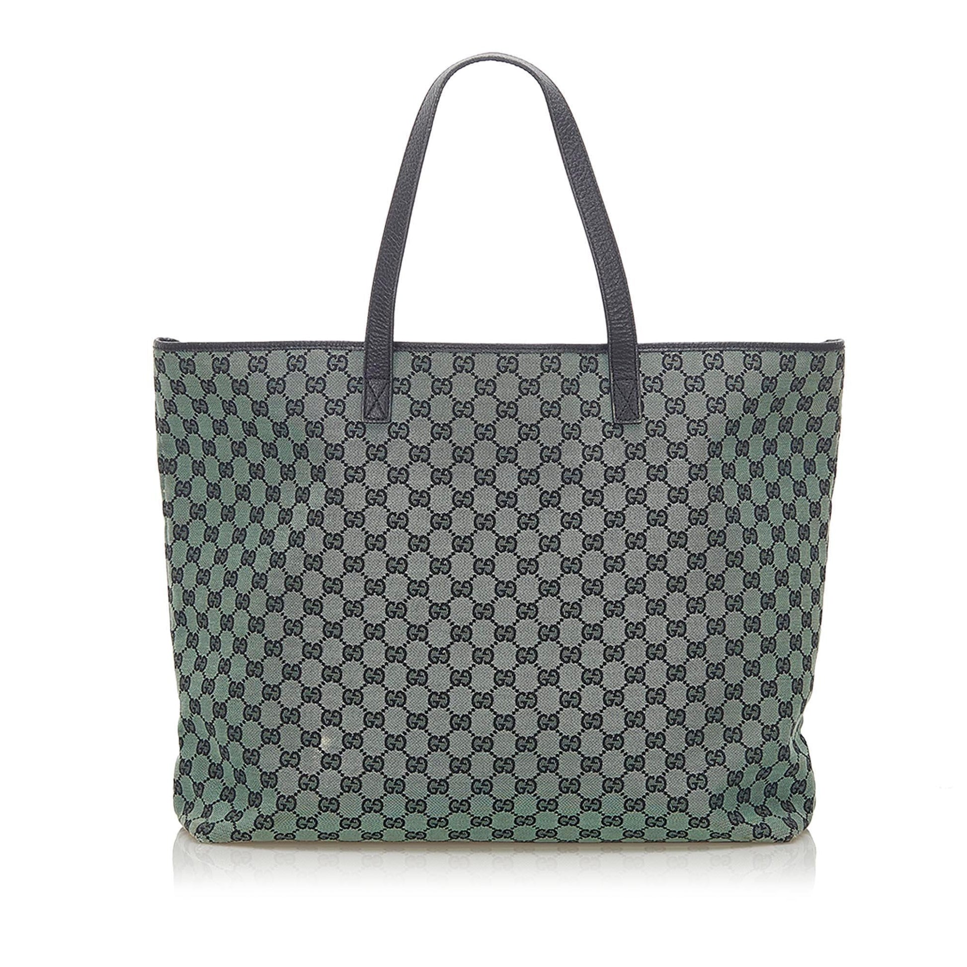 Gucci Monogram Canvas Tote