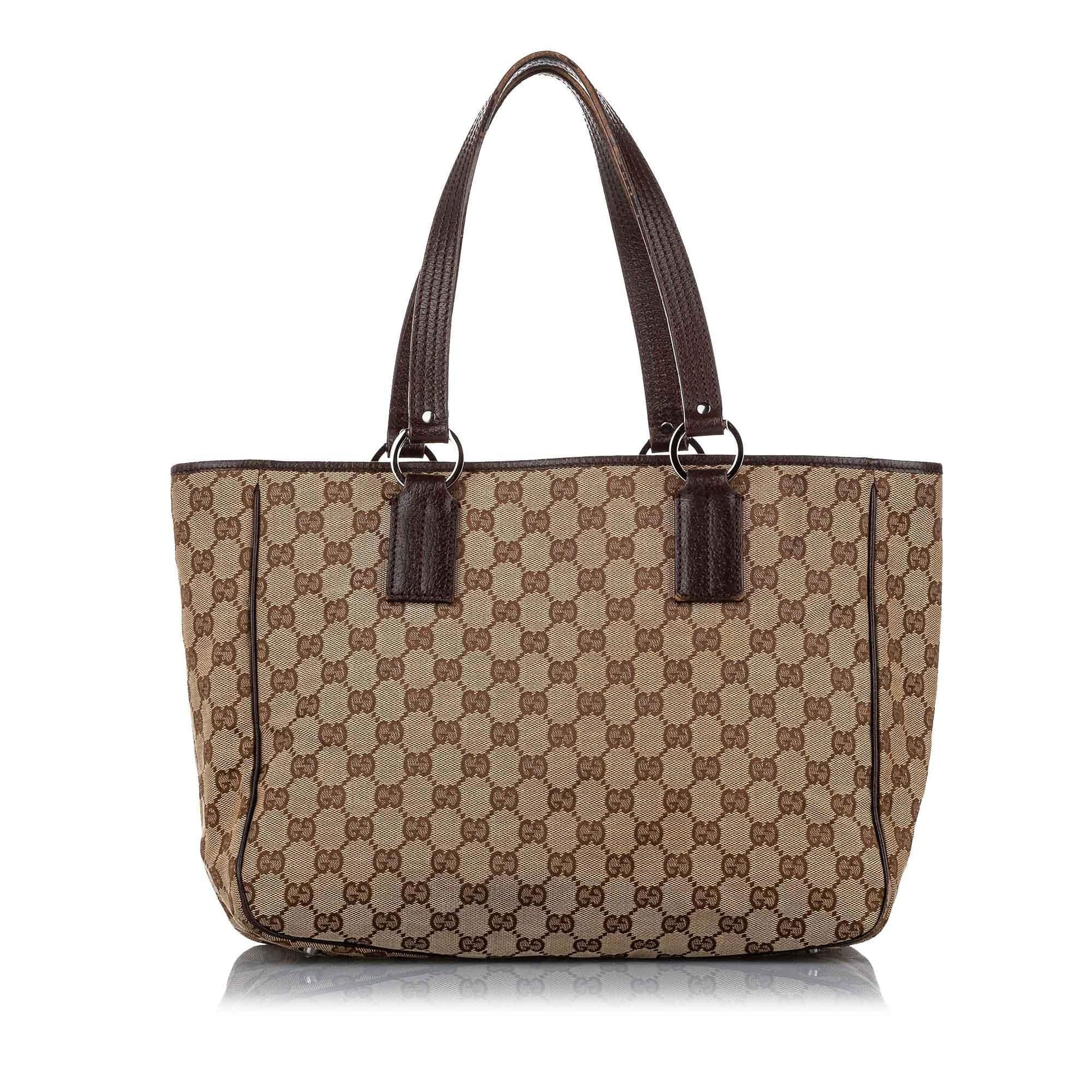 Gucci Monogram Canvas Tote