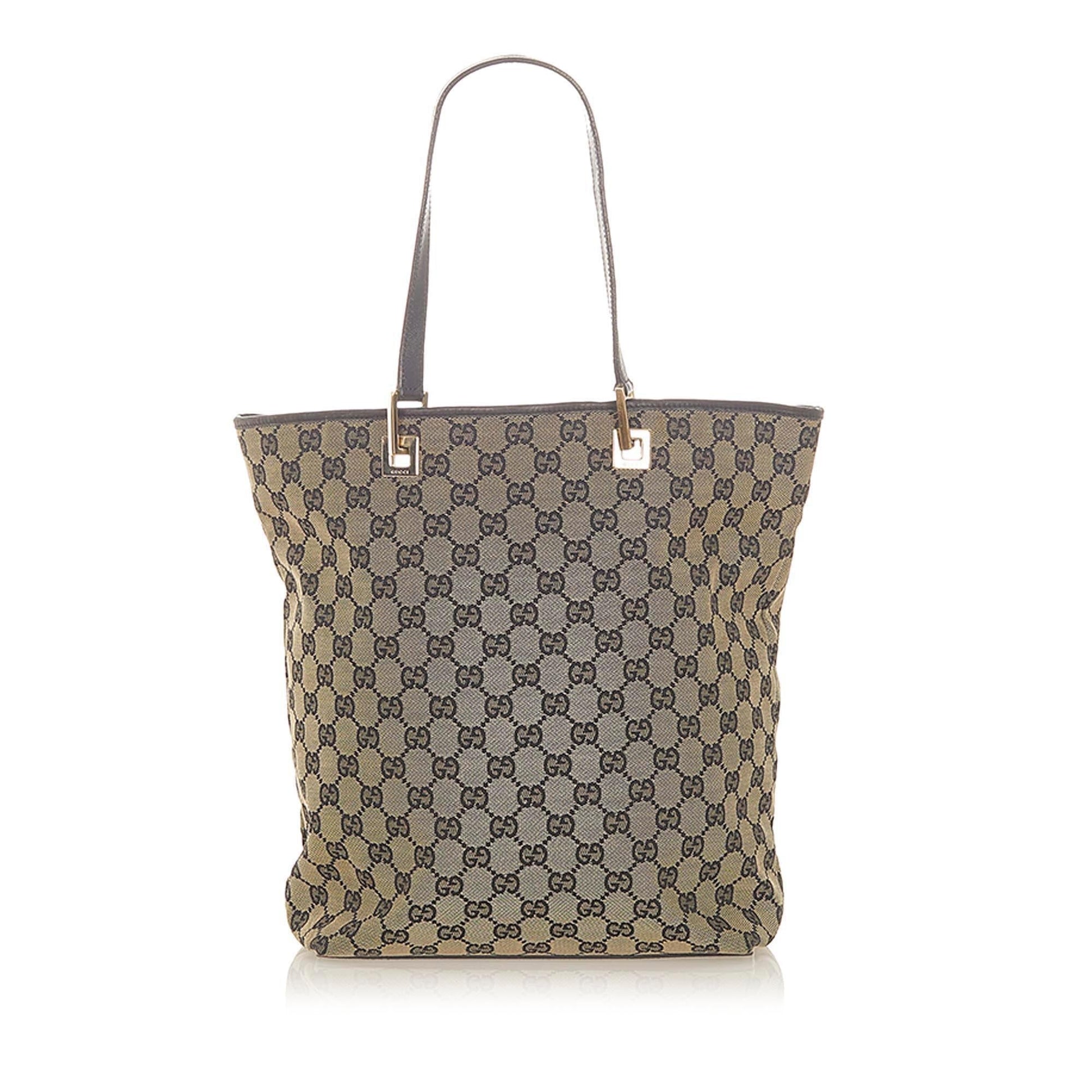 Gucci Monogram Canvas Tote