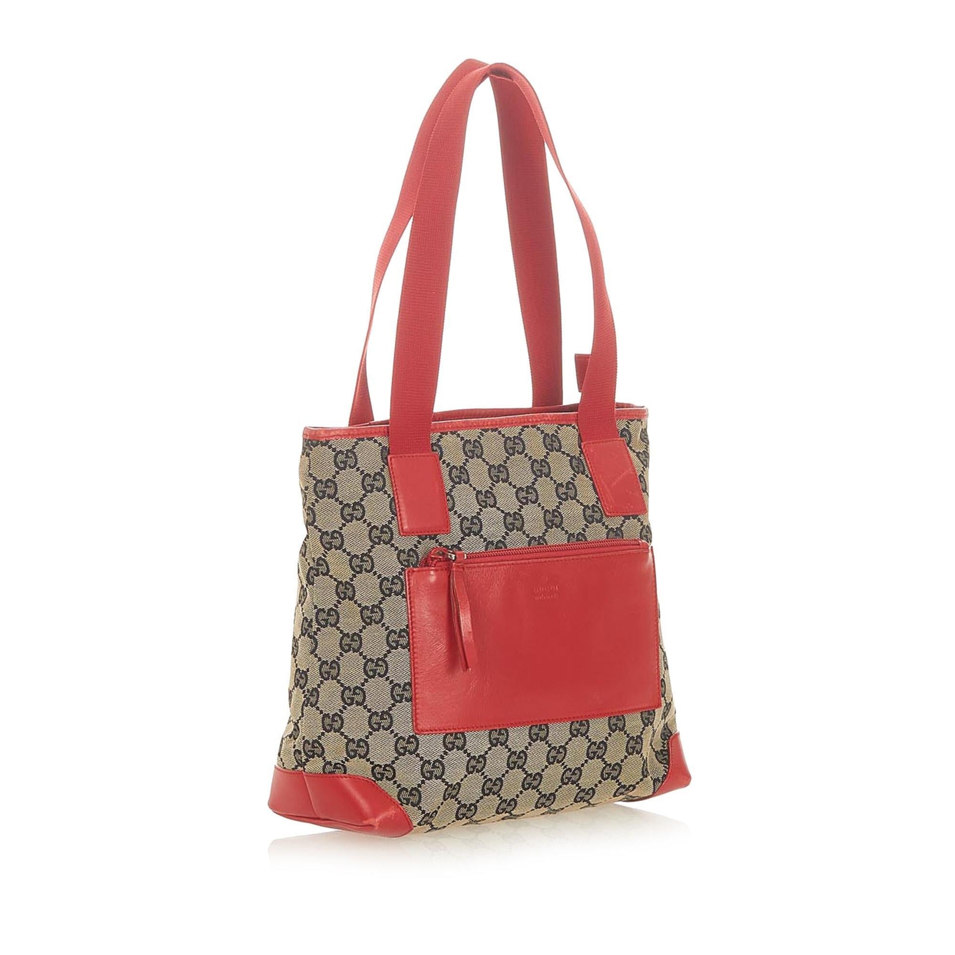 Gucci Monogram Canvas Tote