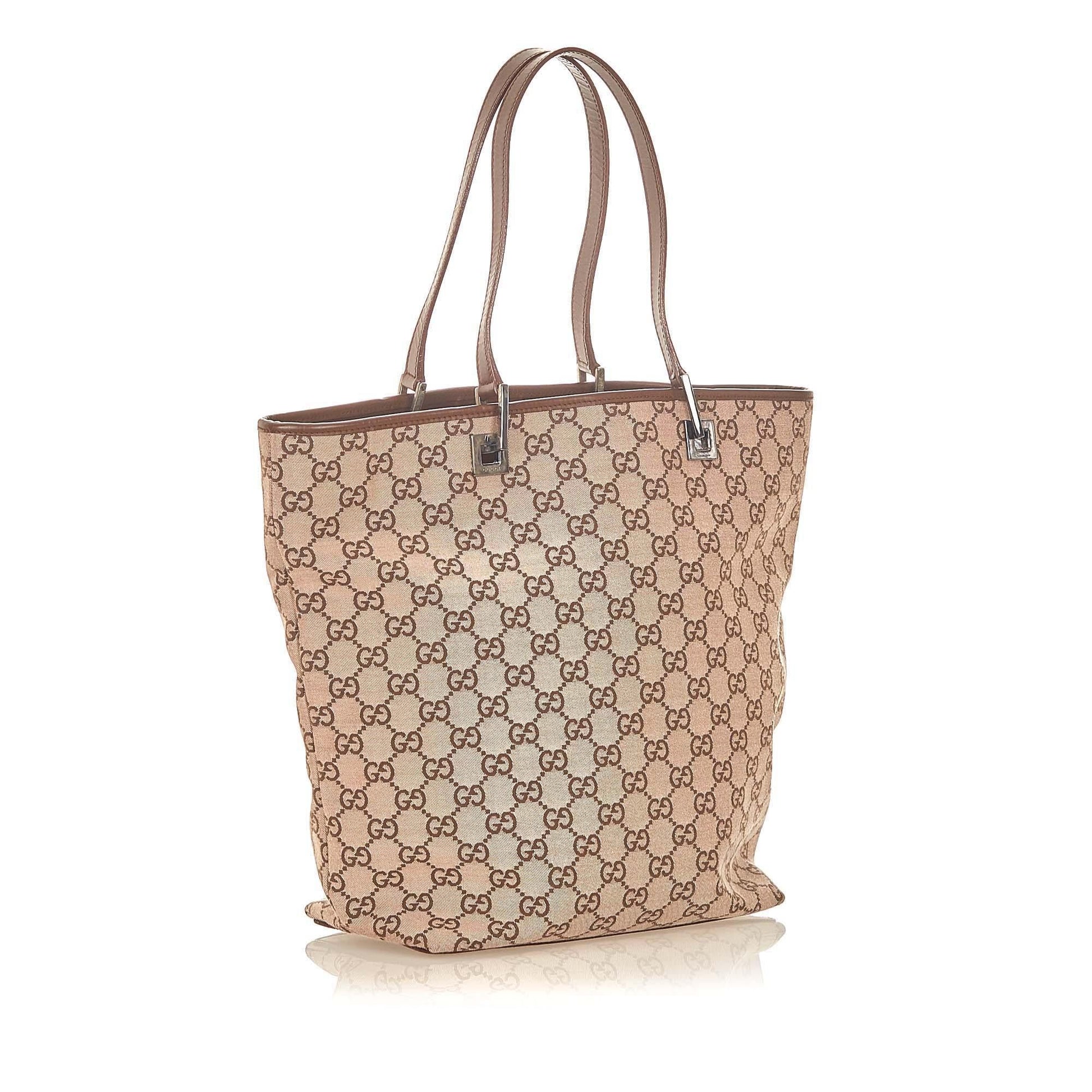 Gucci Monogram Canvas Tote