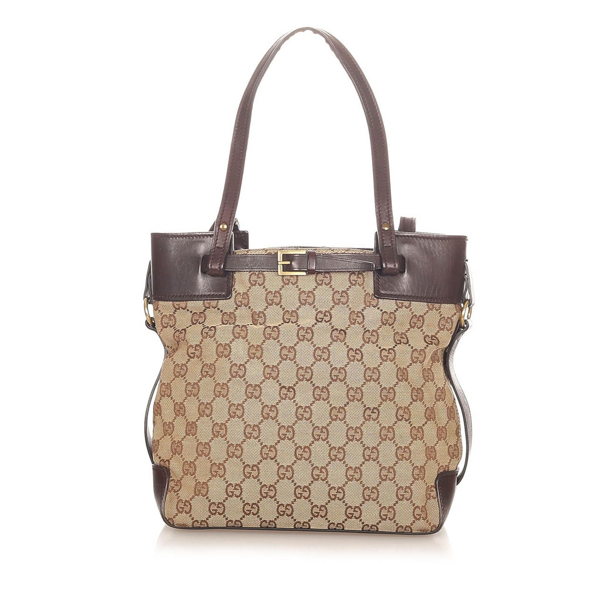 Gucci Monogram Canvas Tote