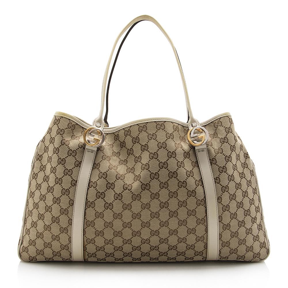 Gucci Monogram Canvas Tote