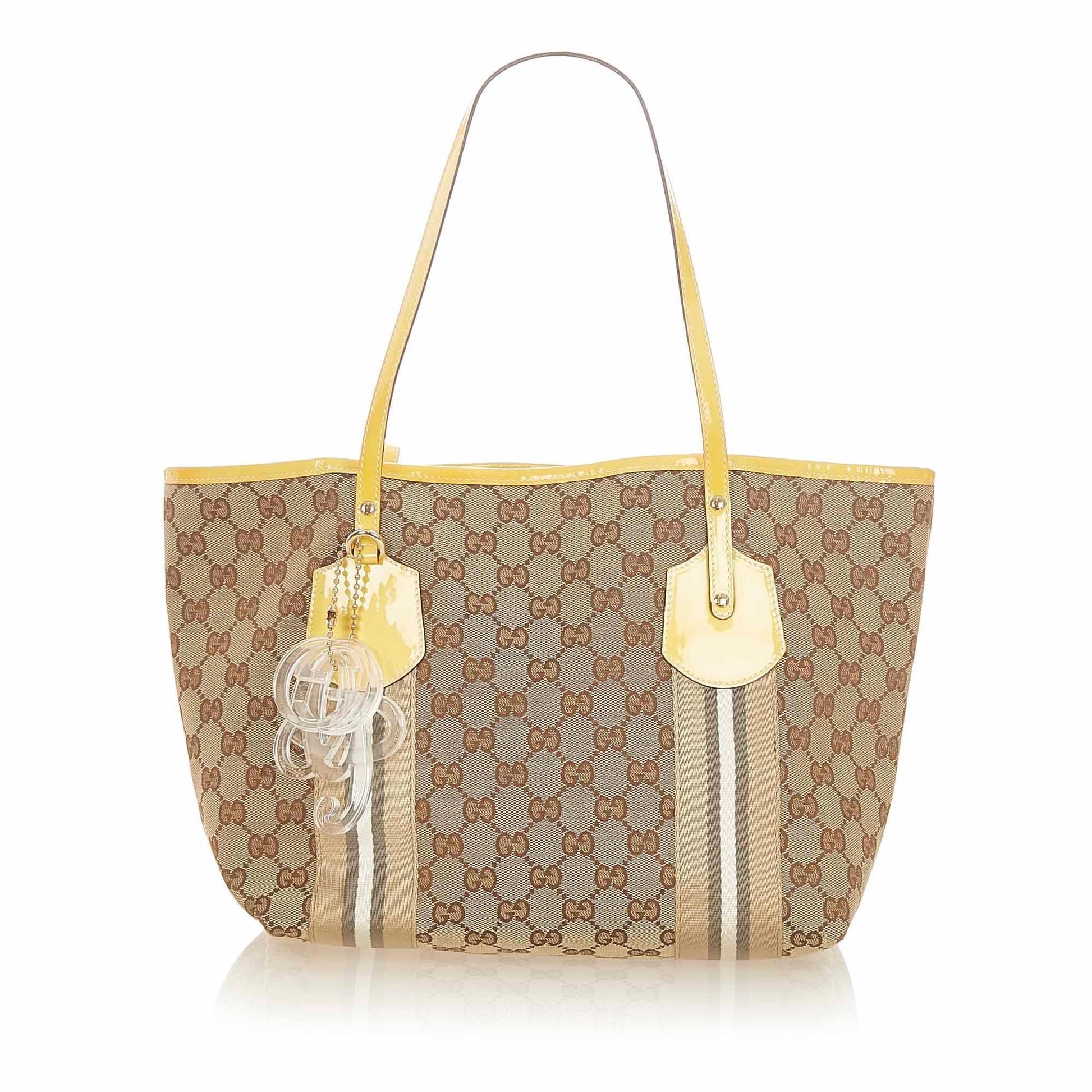 Gucci Monogram Canvas Tote