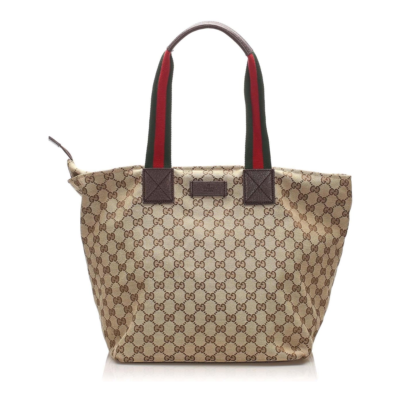 Gucci Leather Canvas Tote
