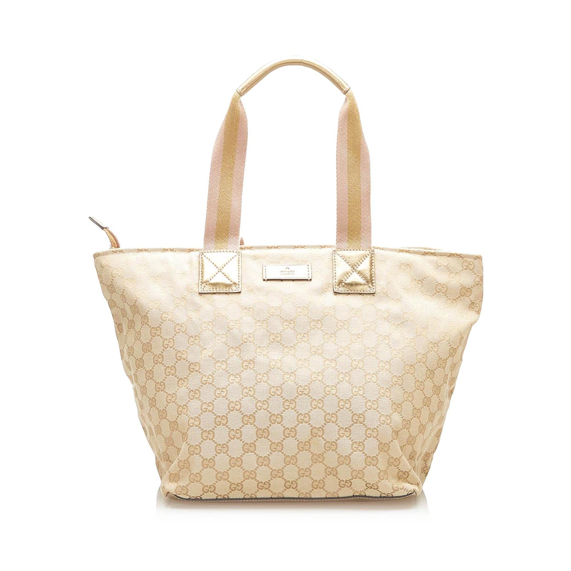 Gucci Monogram Canvas Tote