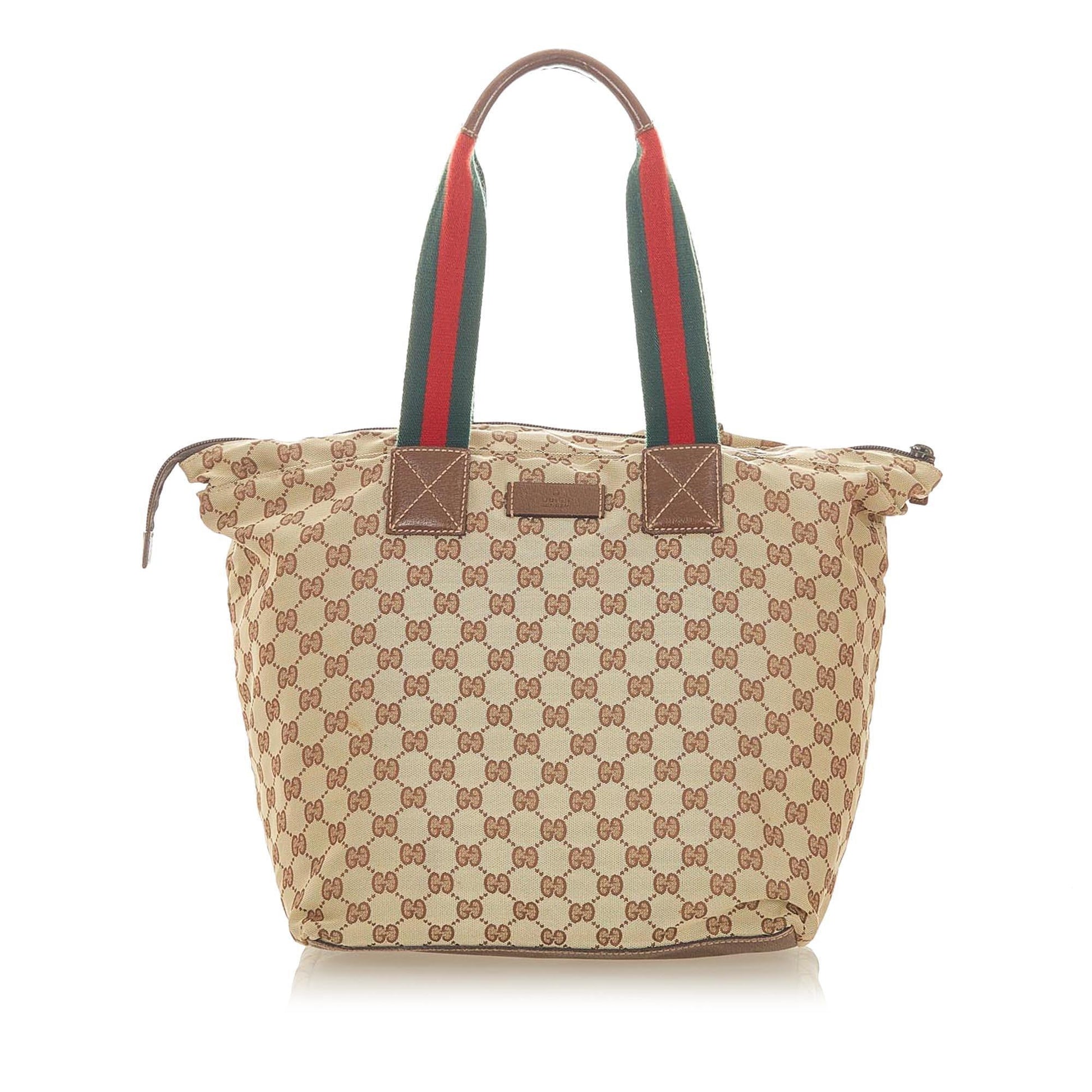 Gucci Monogram Canvas Tote