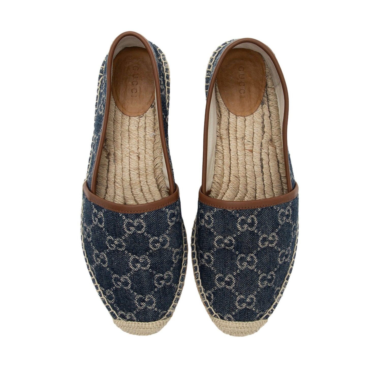 Gucci GG Denim Espadrilles - Size 9 / 39 (SHF-MZe4FJ)