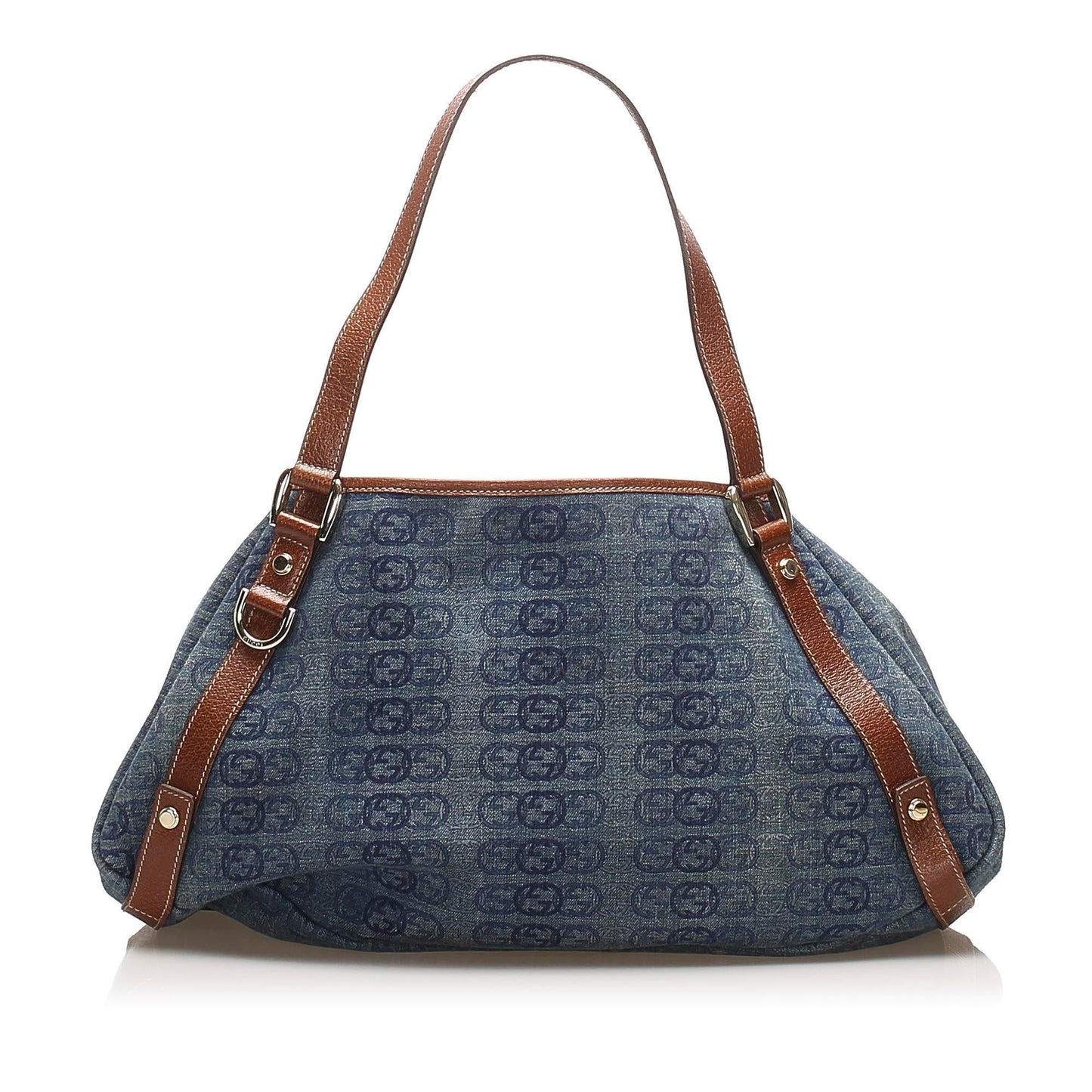 Gucci Denim Monogram Tote Style 5